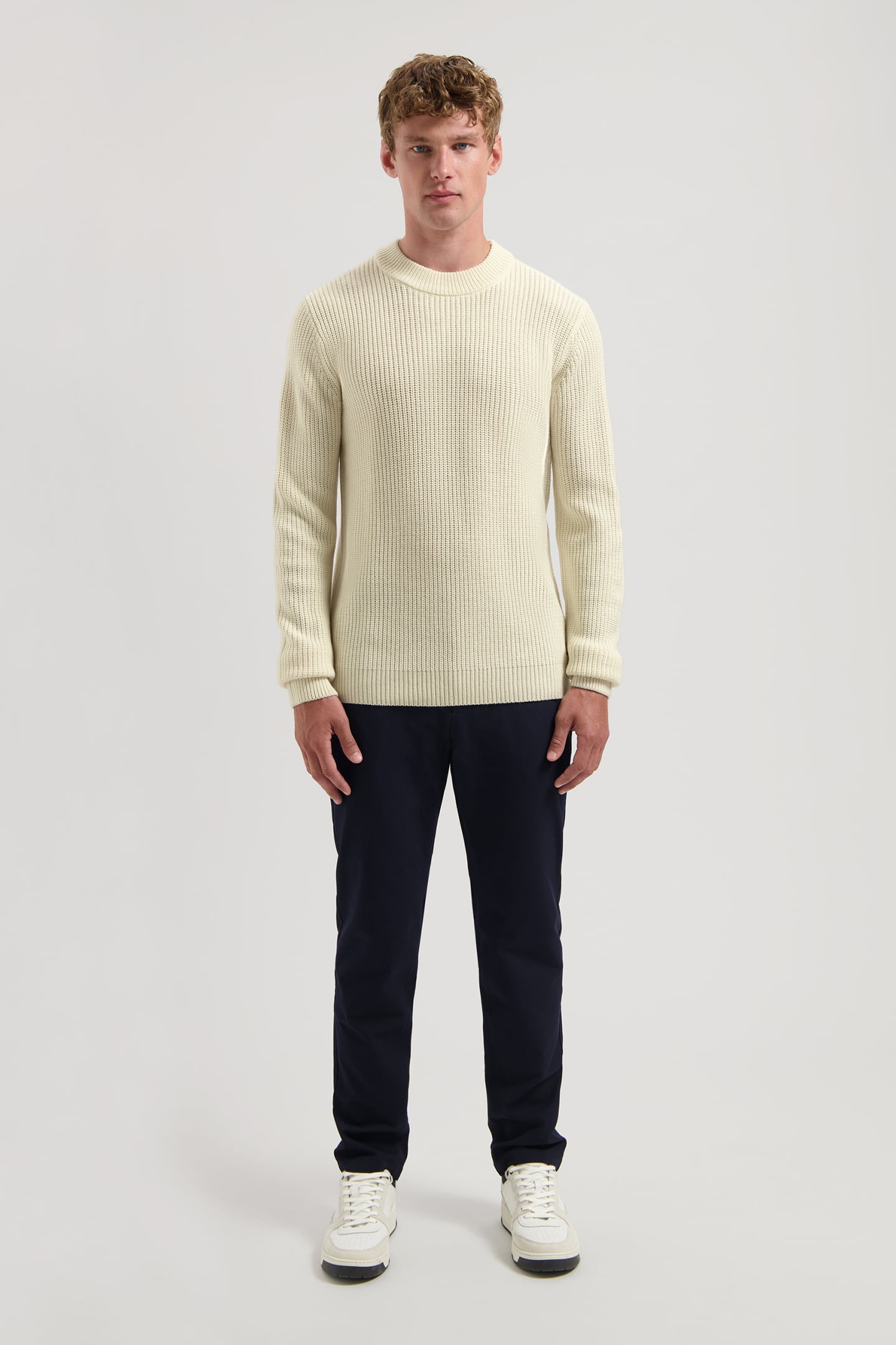 DS-CREW RIBKNIT OFFWHITE 3