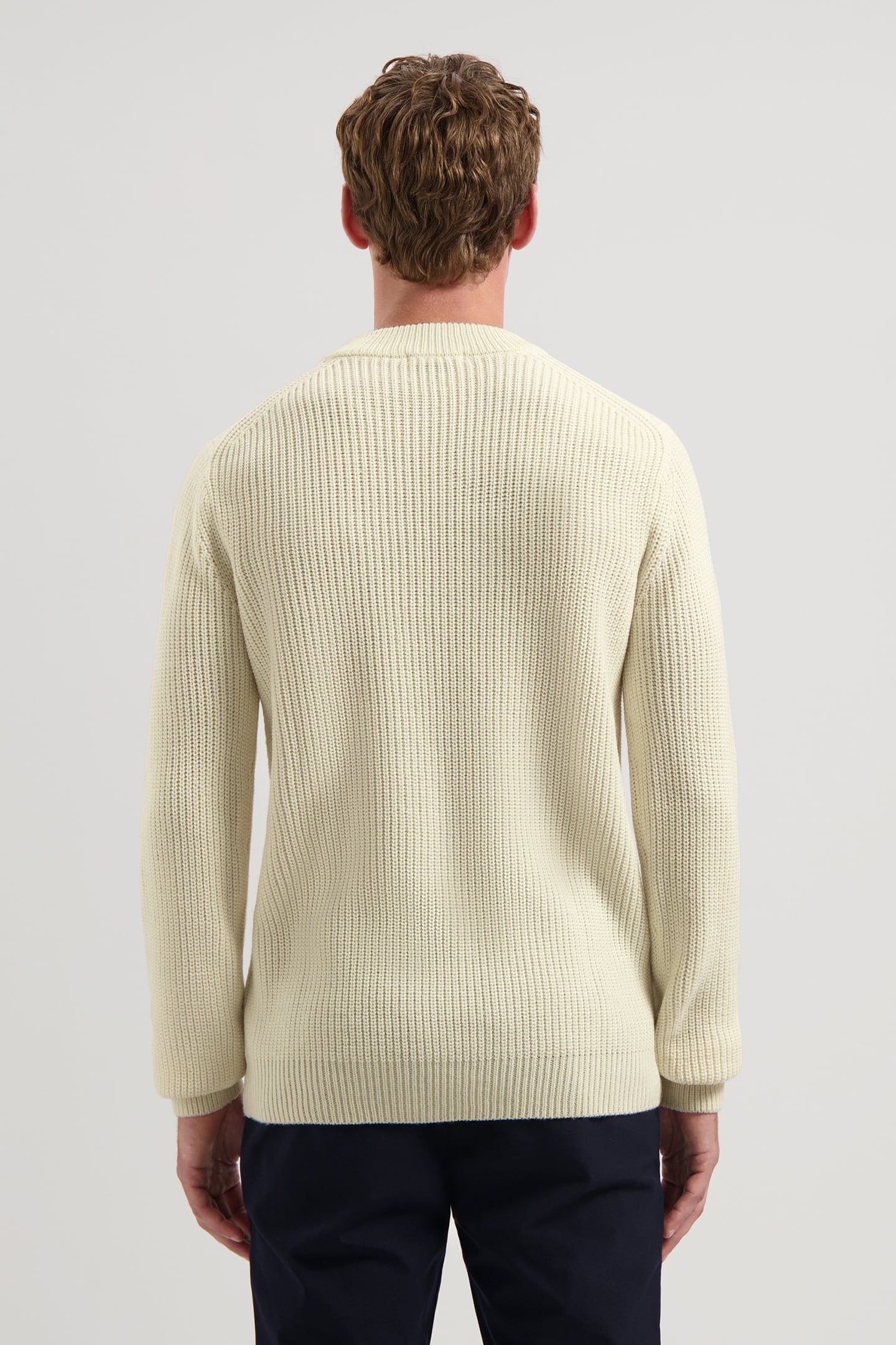 DS-CREW RIBKNIT OFFWHITE 2