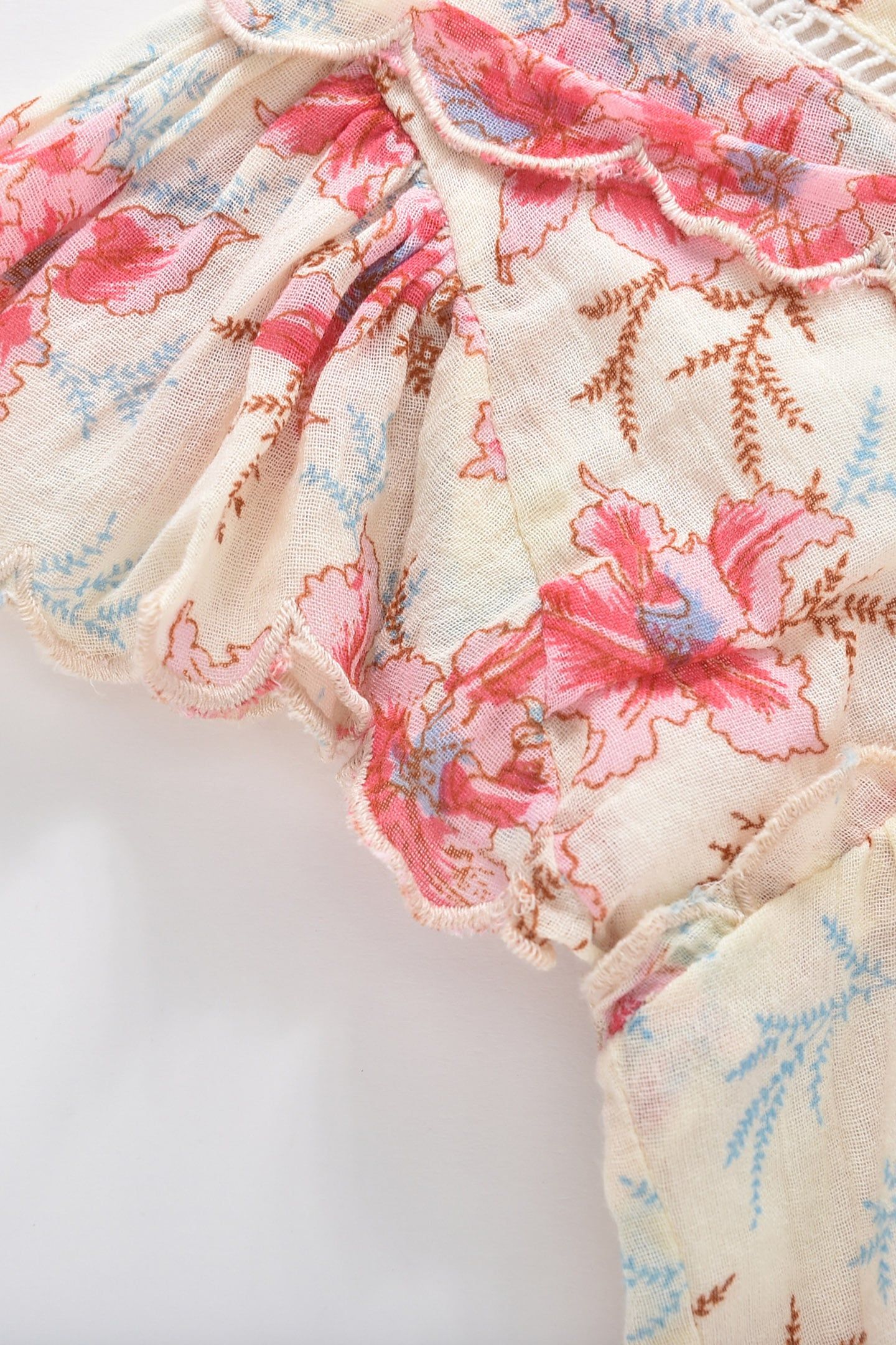 DRESS SILOÉ RASPBERRY FLOWERS 8