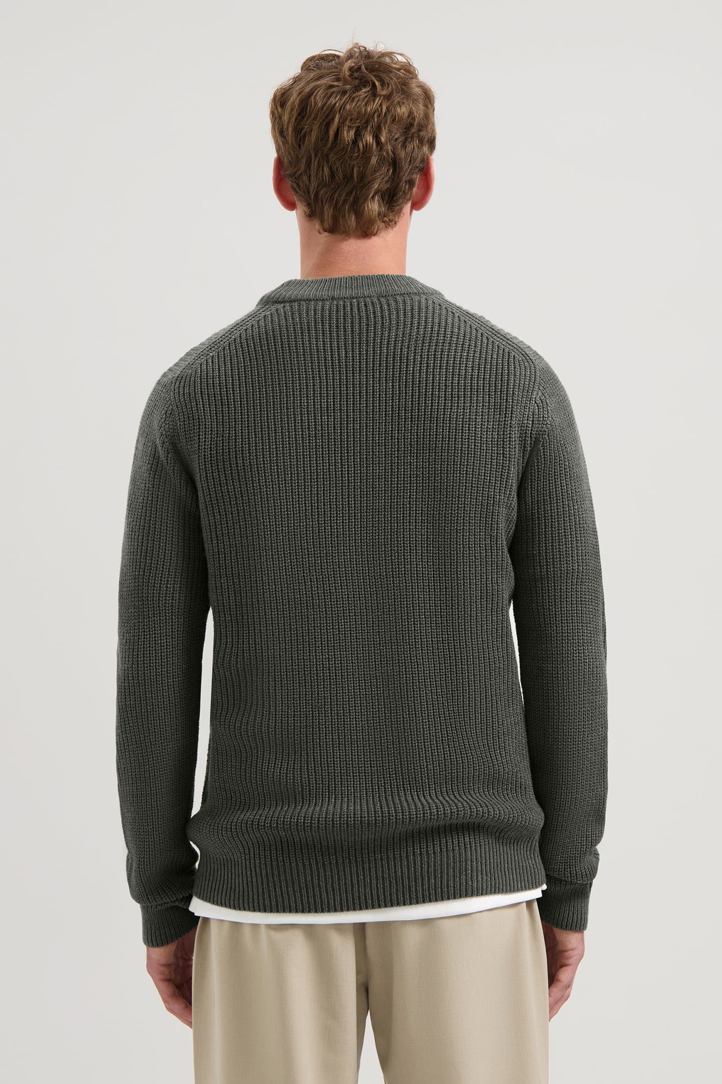 DS-CREW RIBKNIT DARK ARMY 2