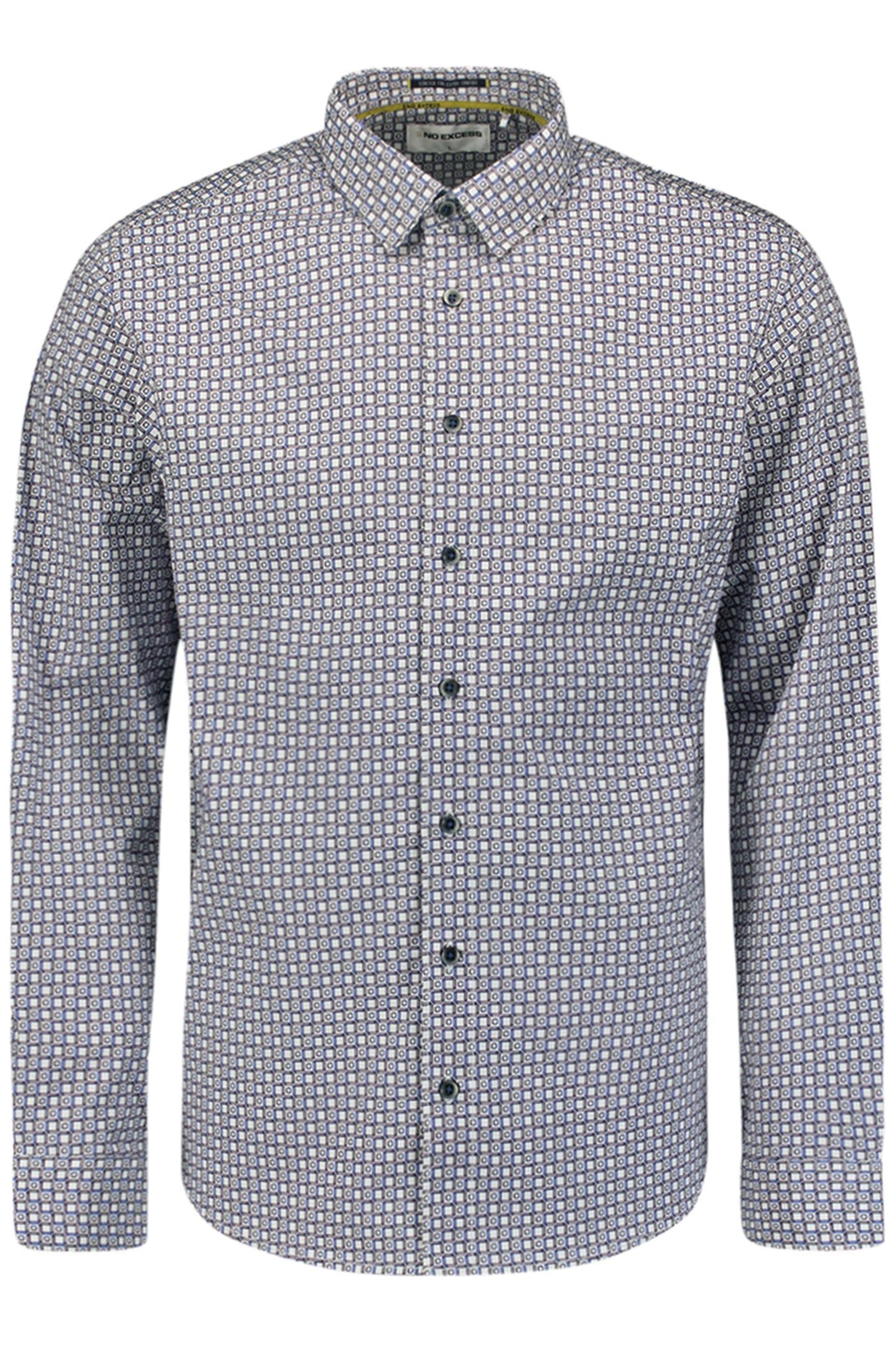 SHIRT STRETCH ALLOVER PRINTED BLUEBERRY 4