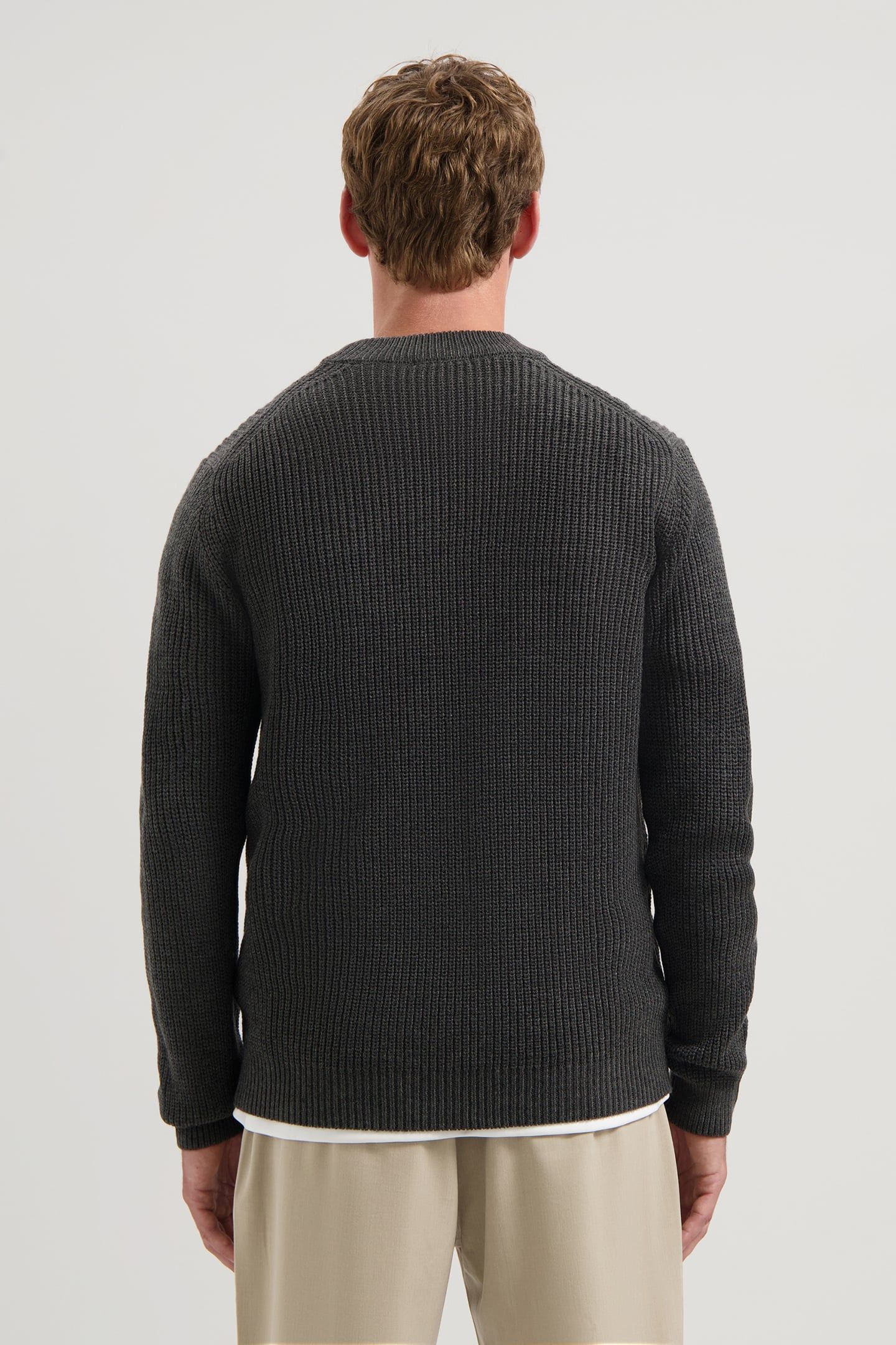 DS-CREW RIBKNIT ANTHRA MELANGE 2