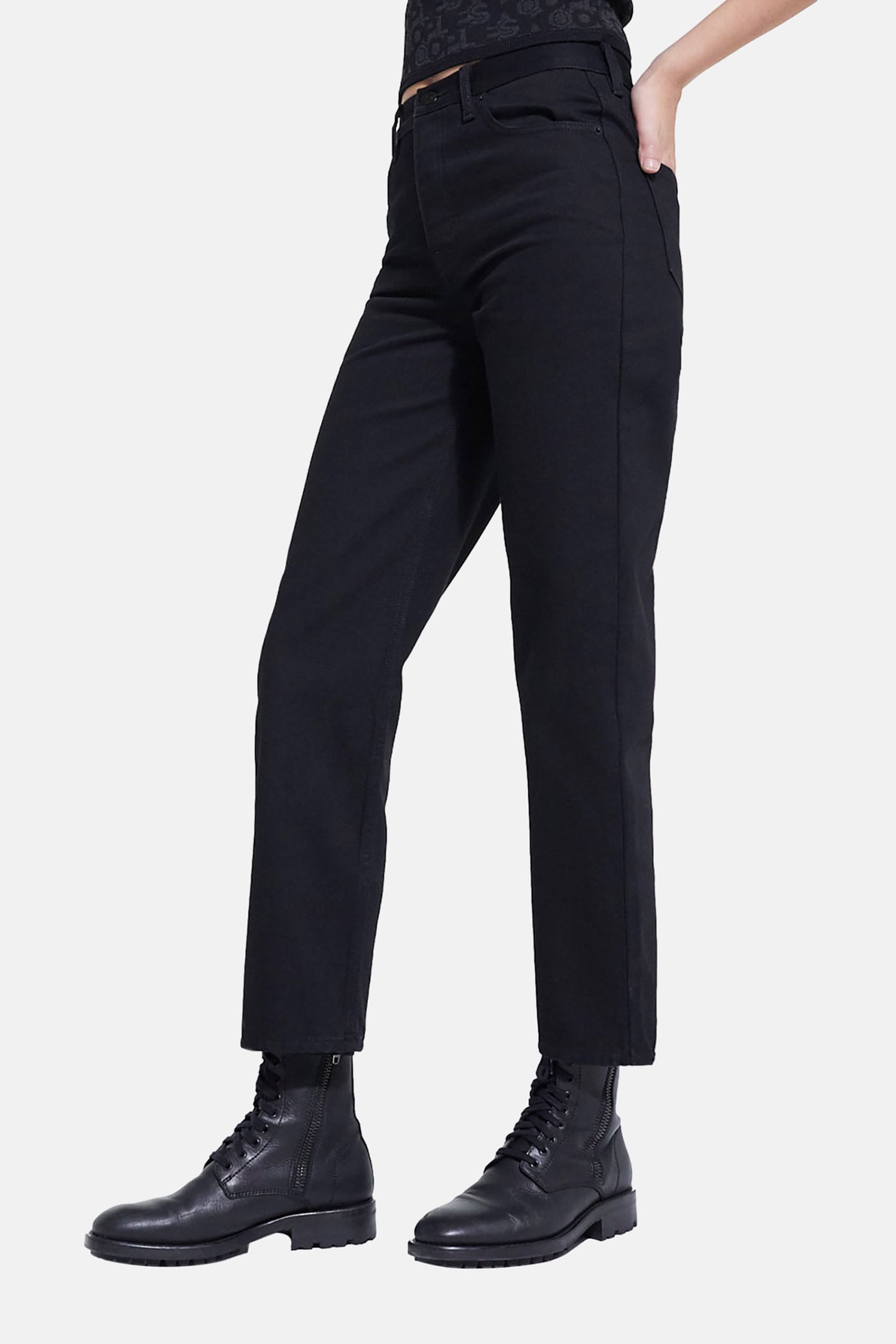 JEAN STRAIGHT BRUT BLACK 6