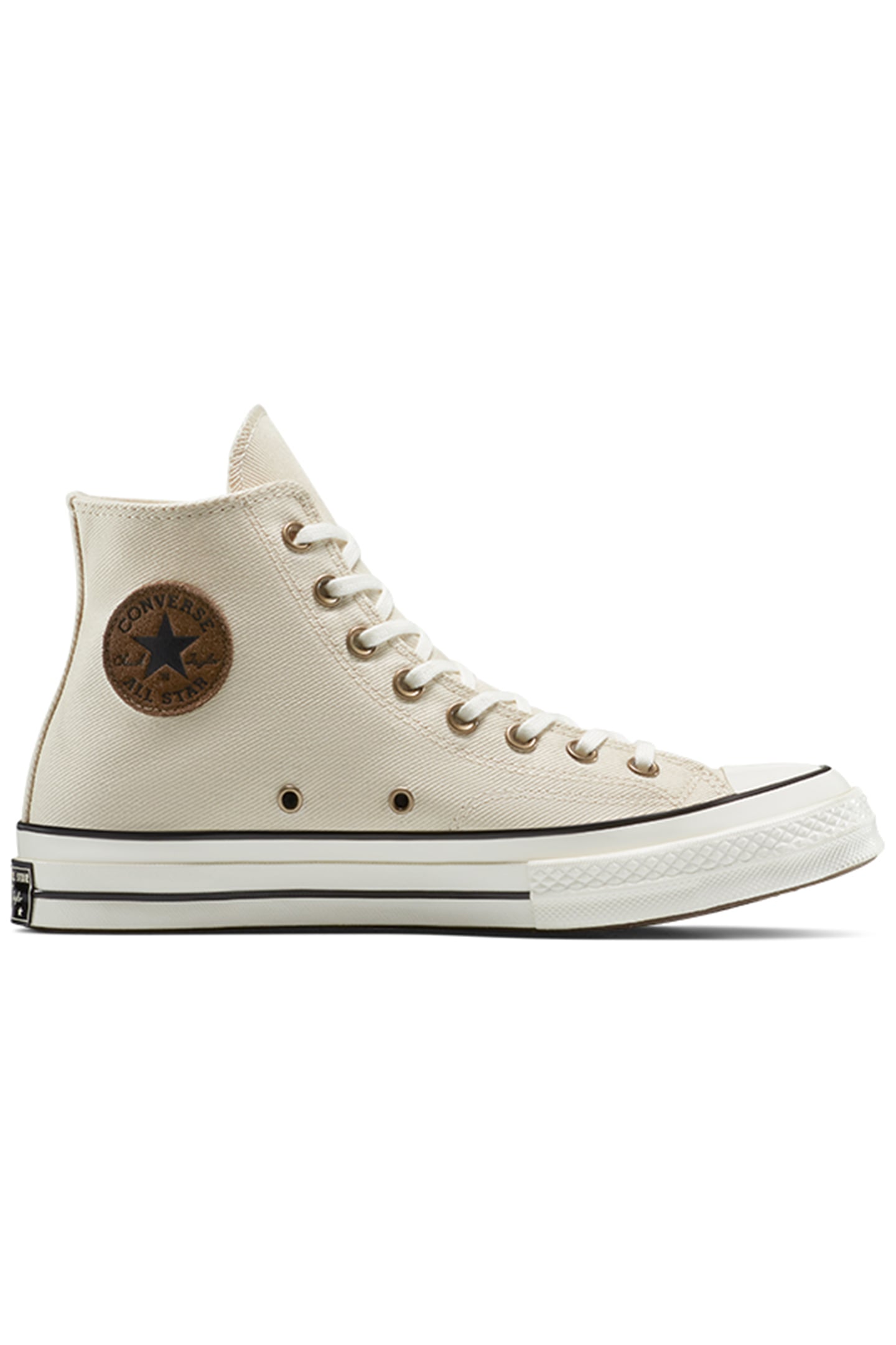 CHUCK 70 DENIM LIGHT DUNE/DARK WHISKEY/EGRET 1