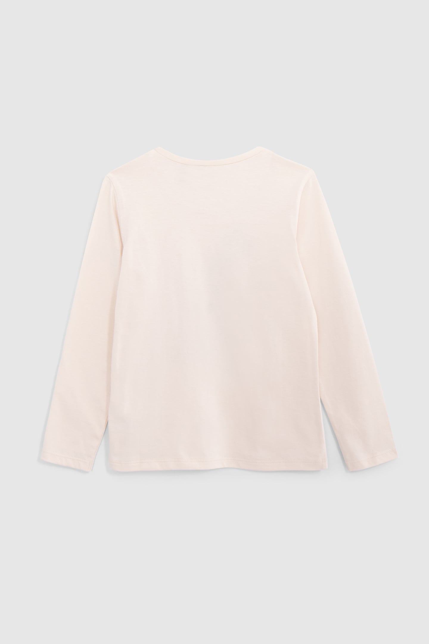 GIRLS' ECRU ORGANIC COTTON EMBROIDERED FLOWERS T-SHIRT 2