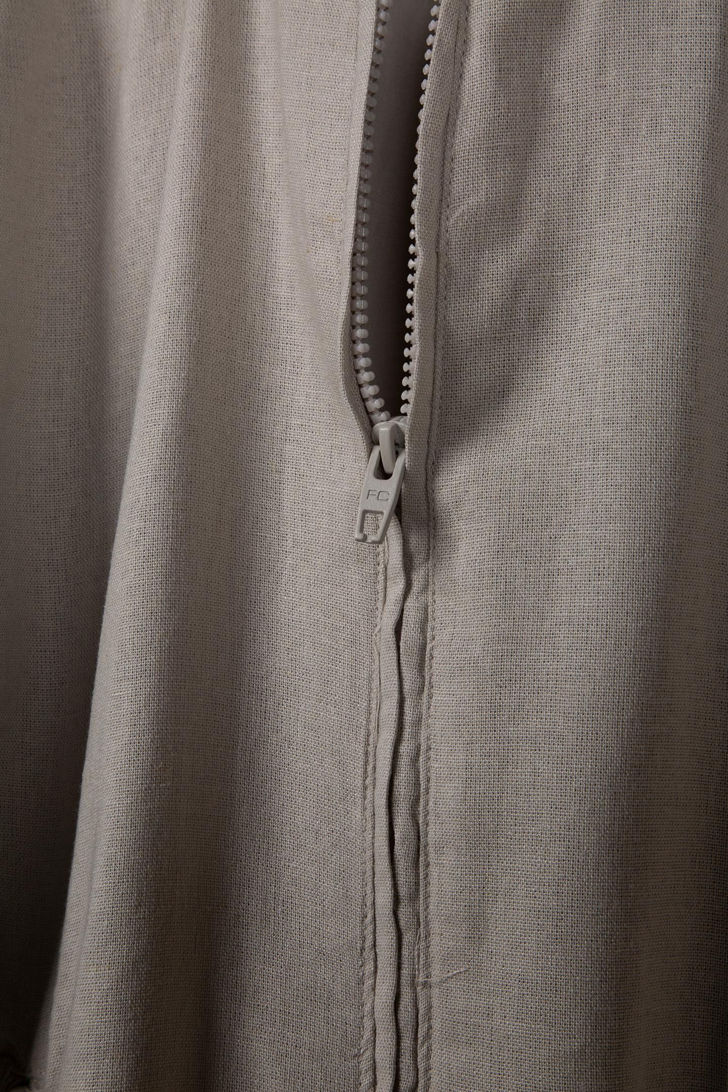 BOMBER LINEN JACKET STONE 5
