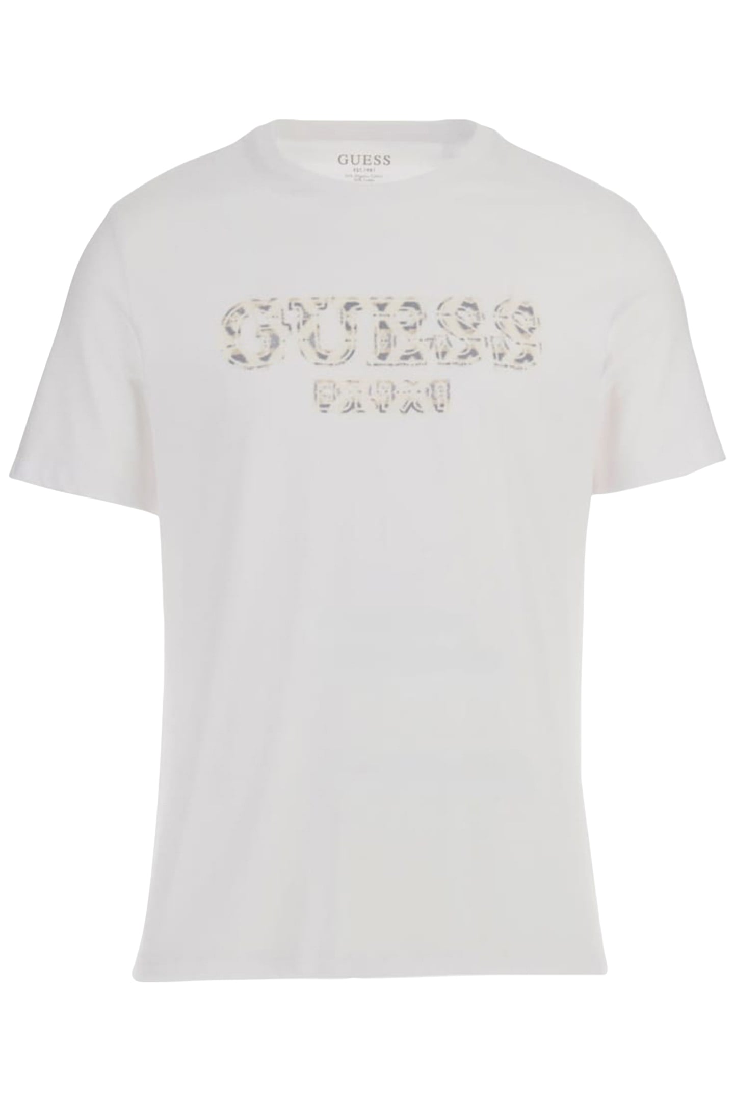 GUESS ECO SS CN GUESS BOX LOGO PURE WHITE 4