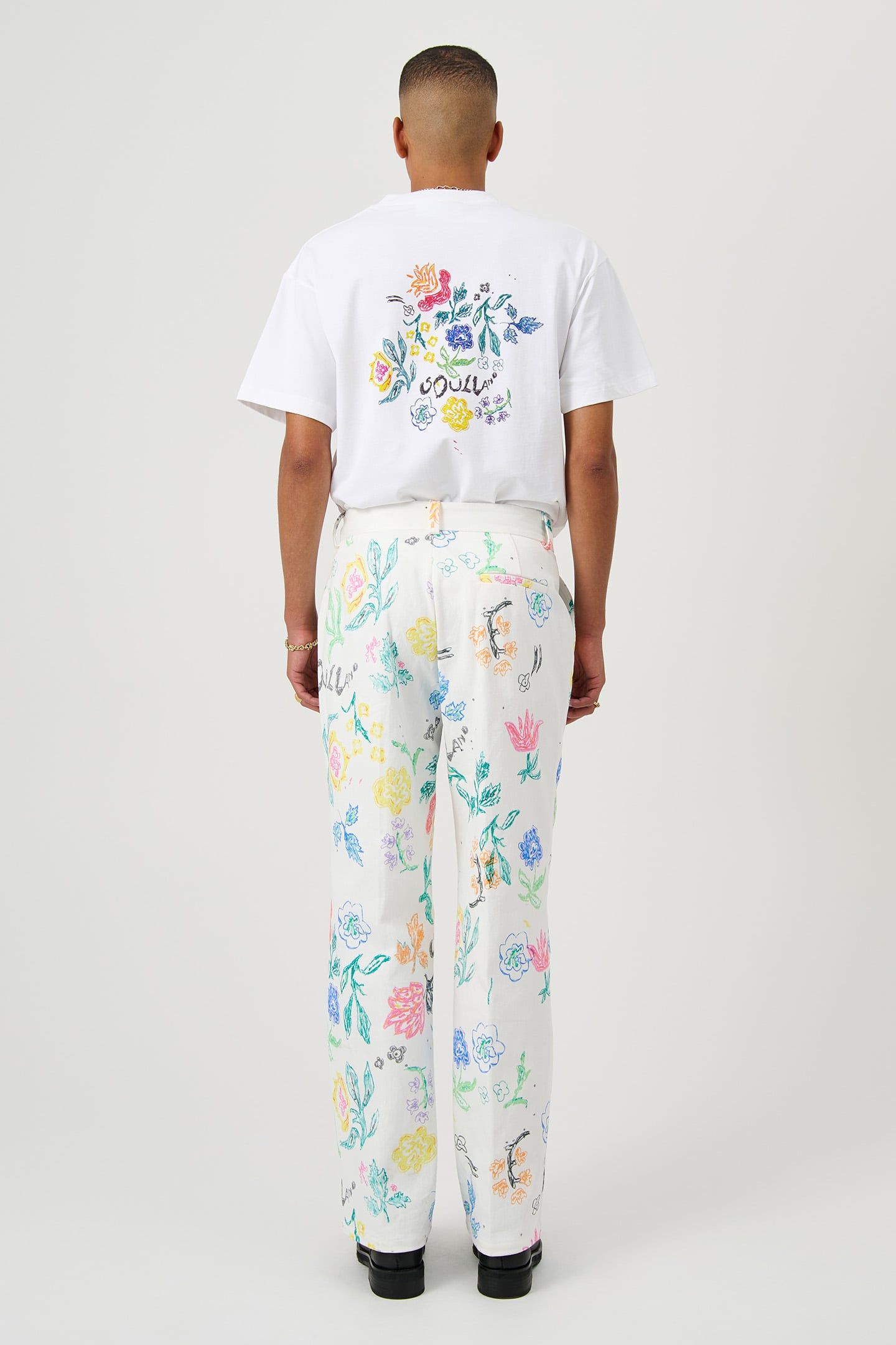 ULA PANTS WHITE AOP 3