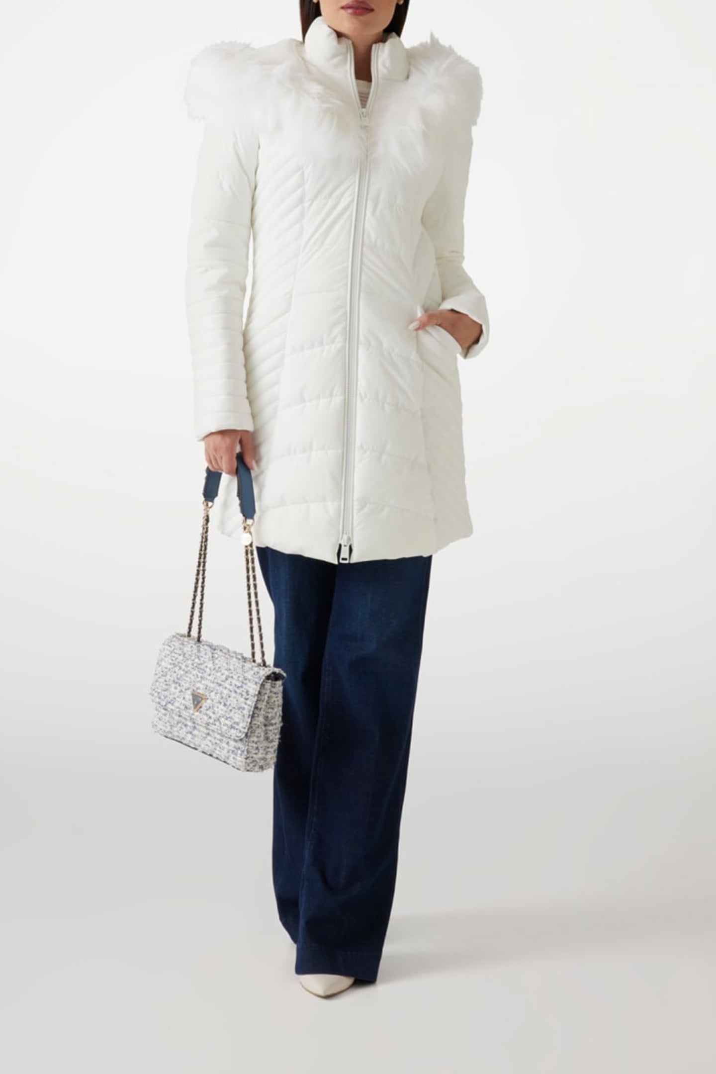 GUESS ECO NEW OXANA JACKET PURE WHITE 3