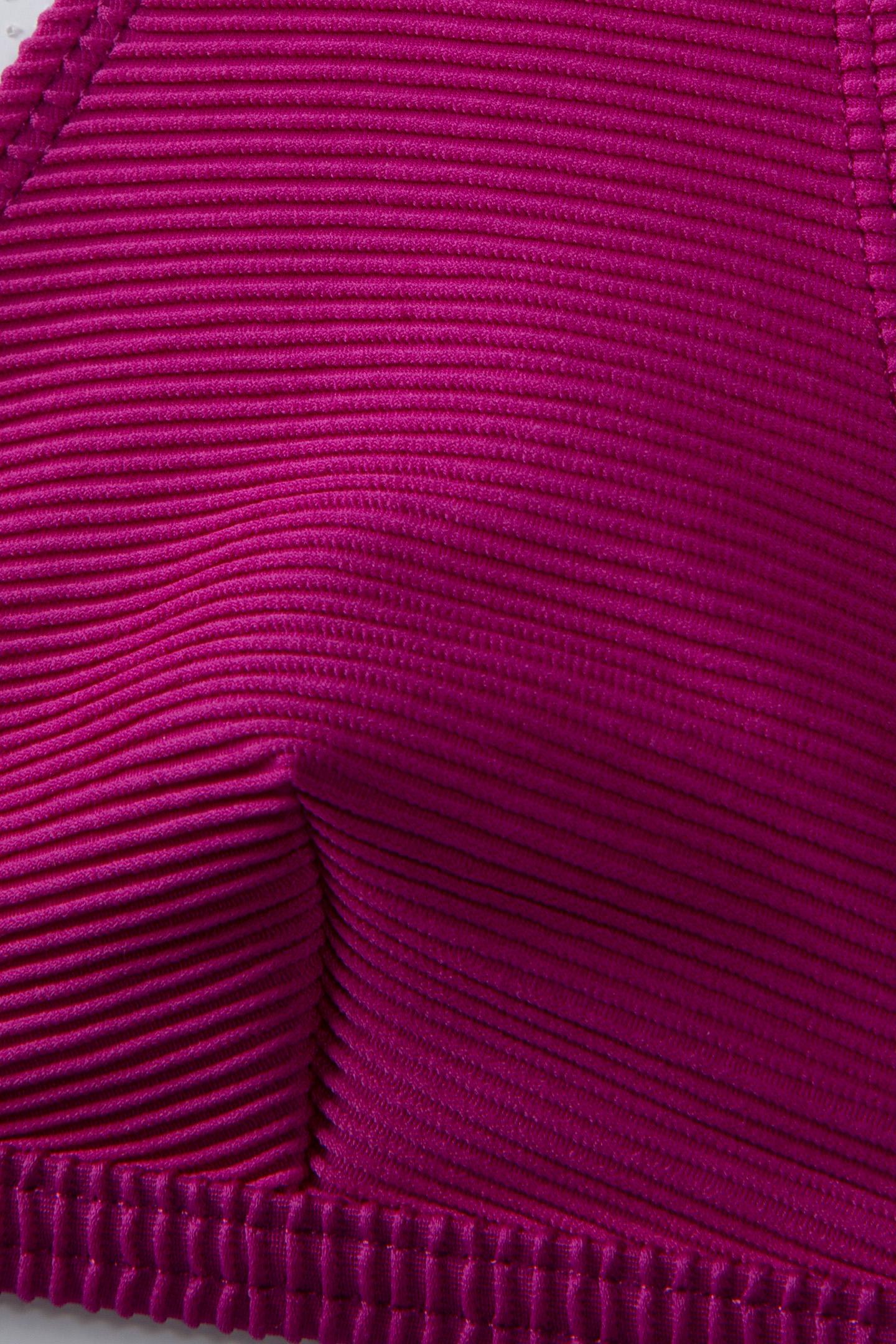 OTTOMAN SWIM HALTER NECK TOP PURPLE 5