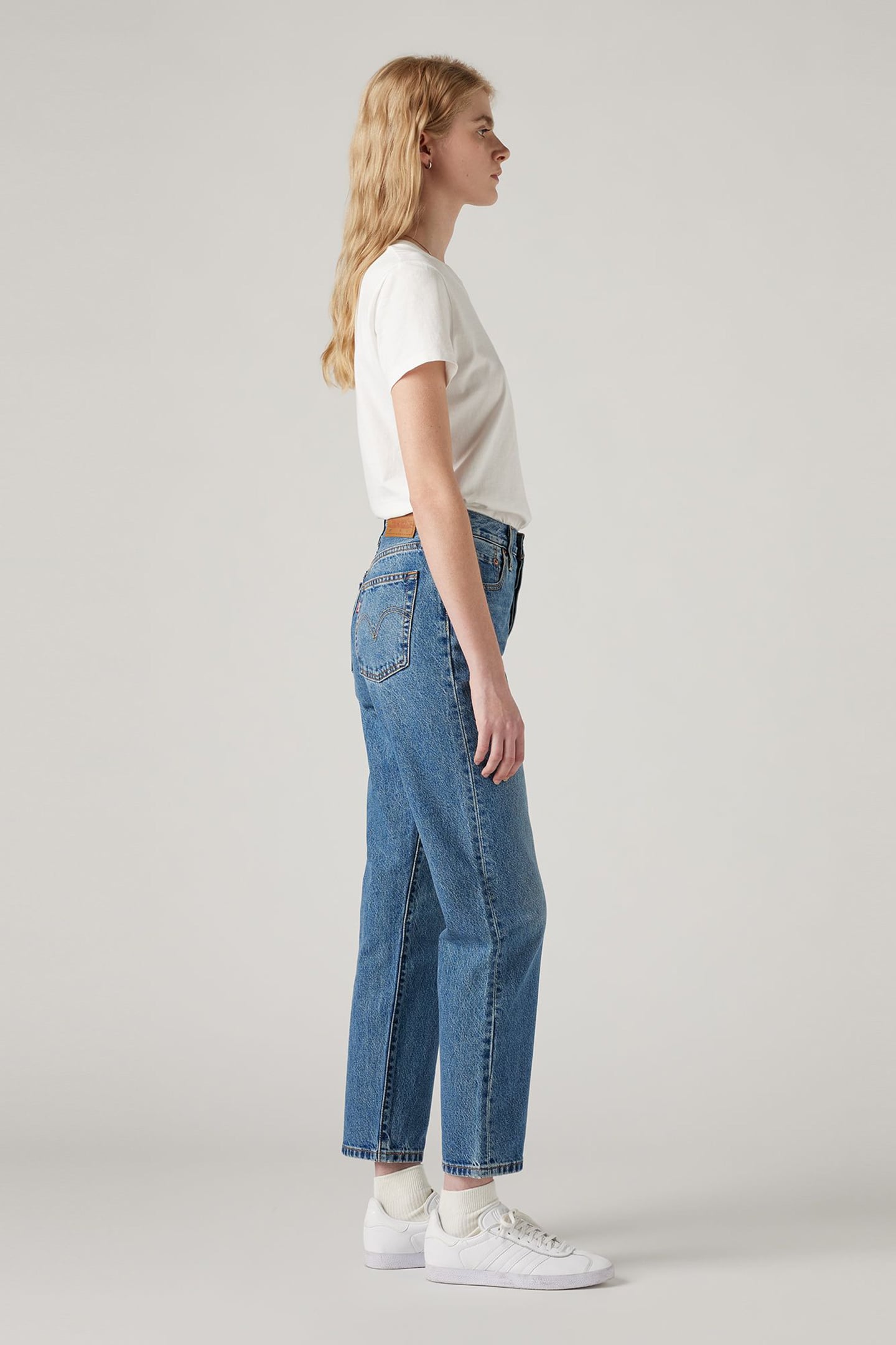 501® CROP JEANS MED INDIGO 5