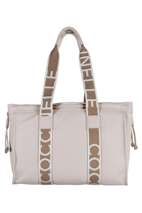 GRAINED LEATHER SIGNATURE TOTE BAG 3