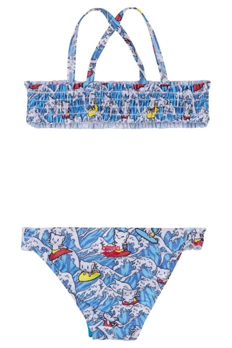 SURFING KIDS GIRL TWO PIECES TURQUOISE MULTI 2