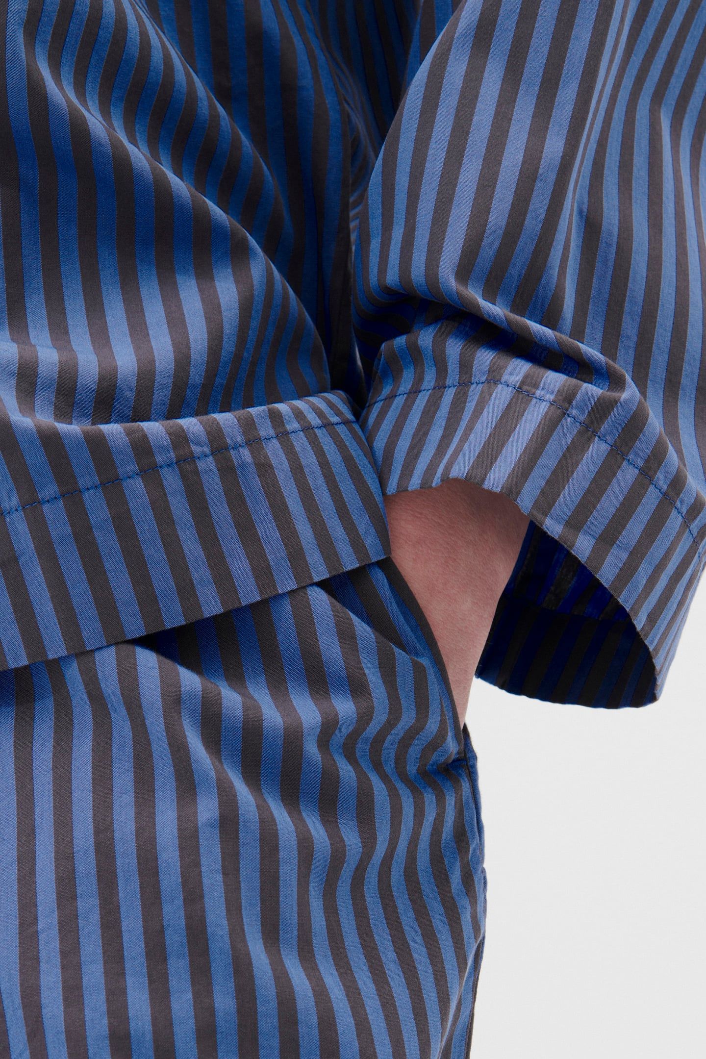 UNISEX POPLIN PYJAMAS SHIRT VERNEUIL STRIPES 3