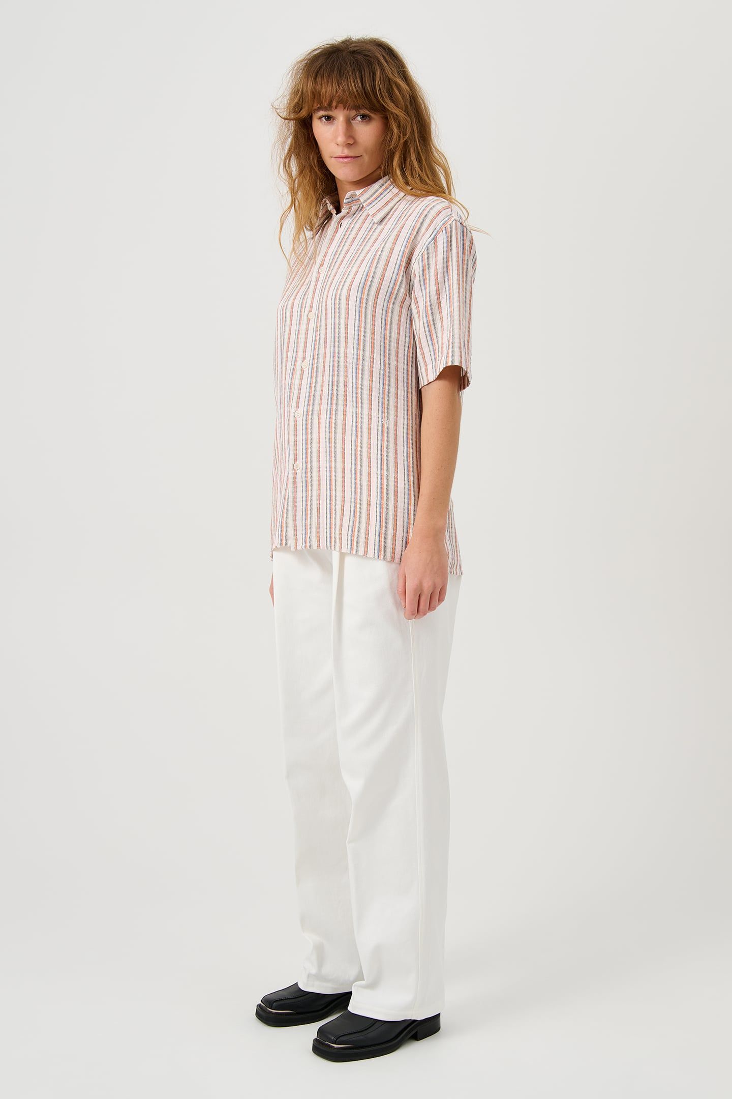 JODIE SHIRT ORANGE MULTI 3