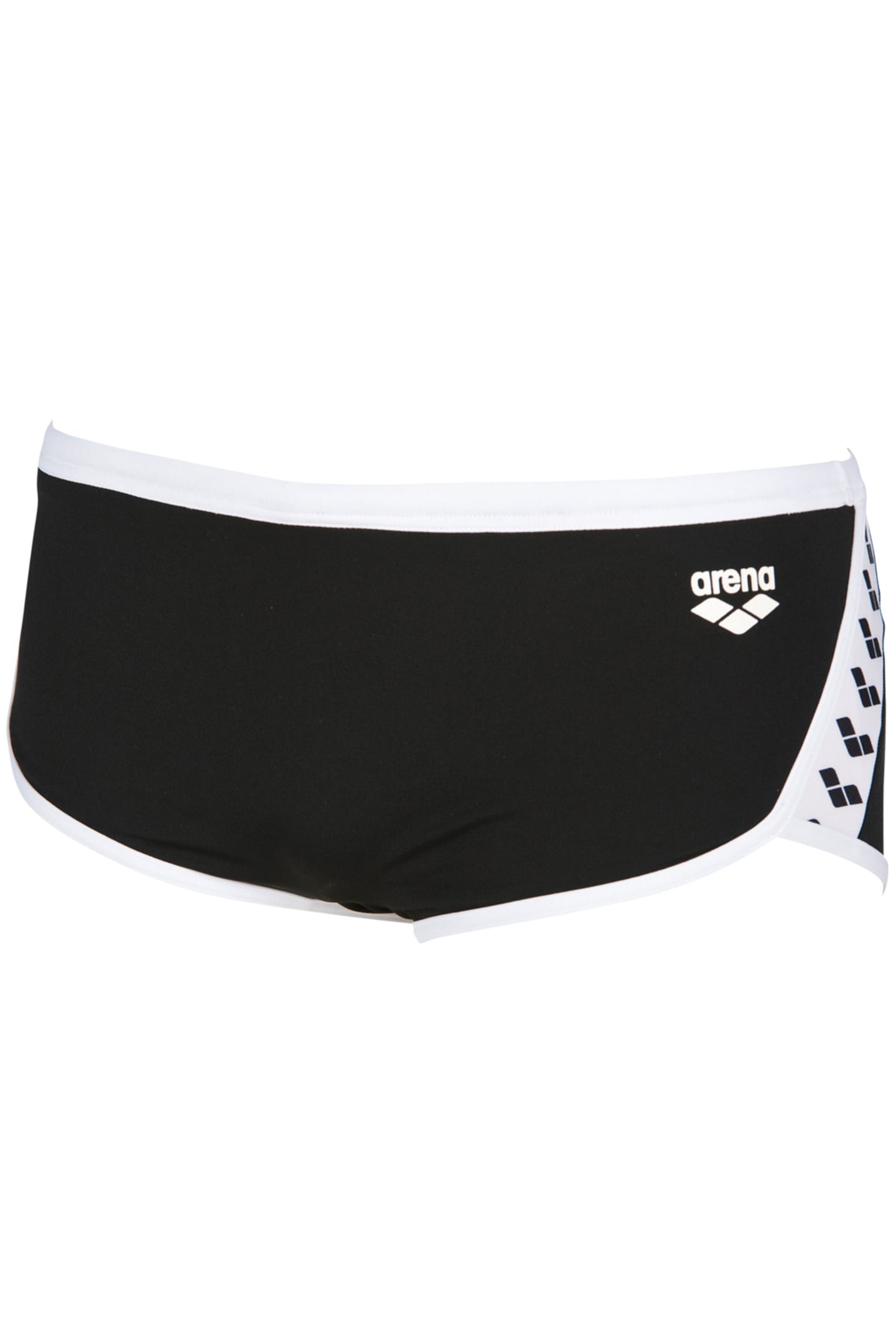 M TEAM STRIPE LOW WAIST SHORT BLACK WHITE 6