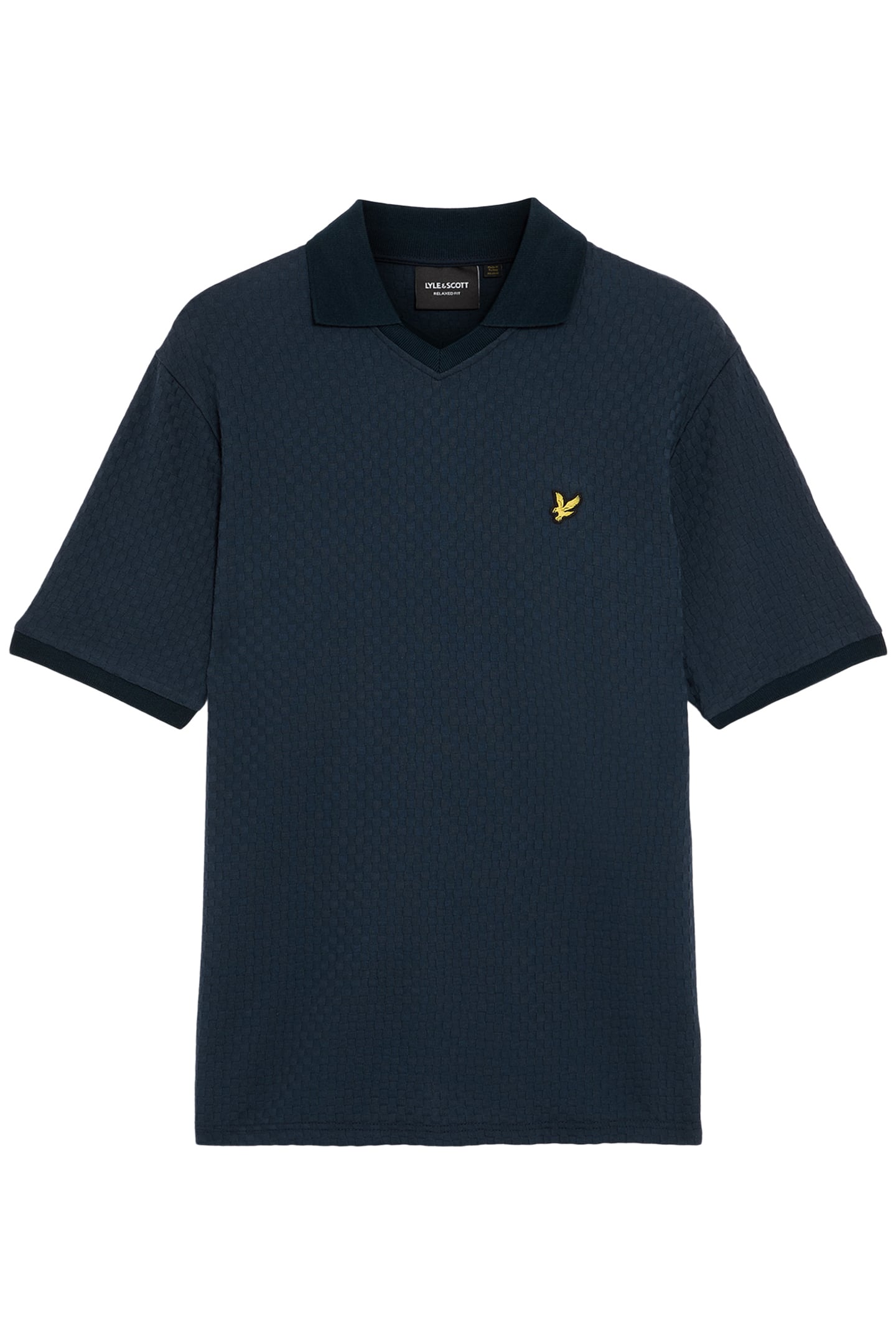 FOOTBALL COLLAR POLO SHIRT DARK NAVY 4