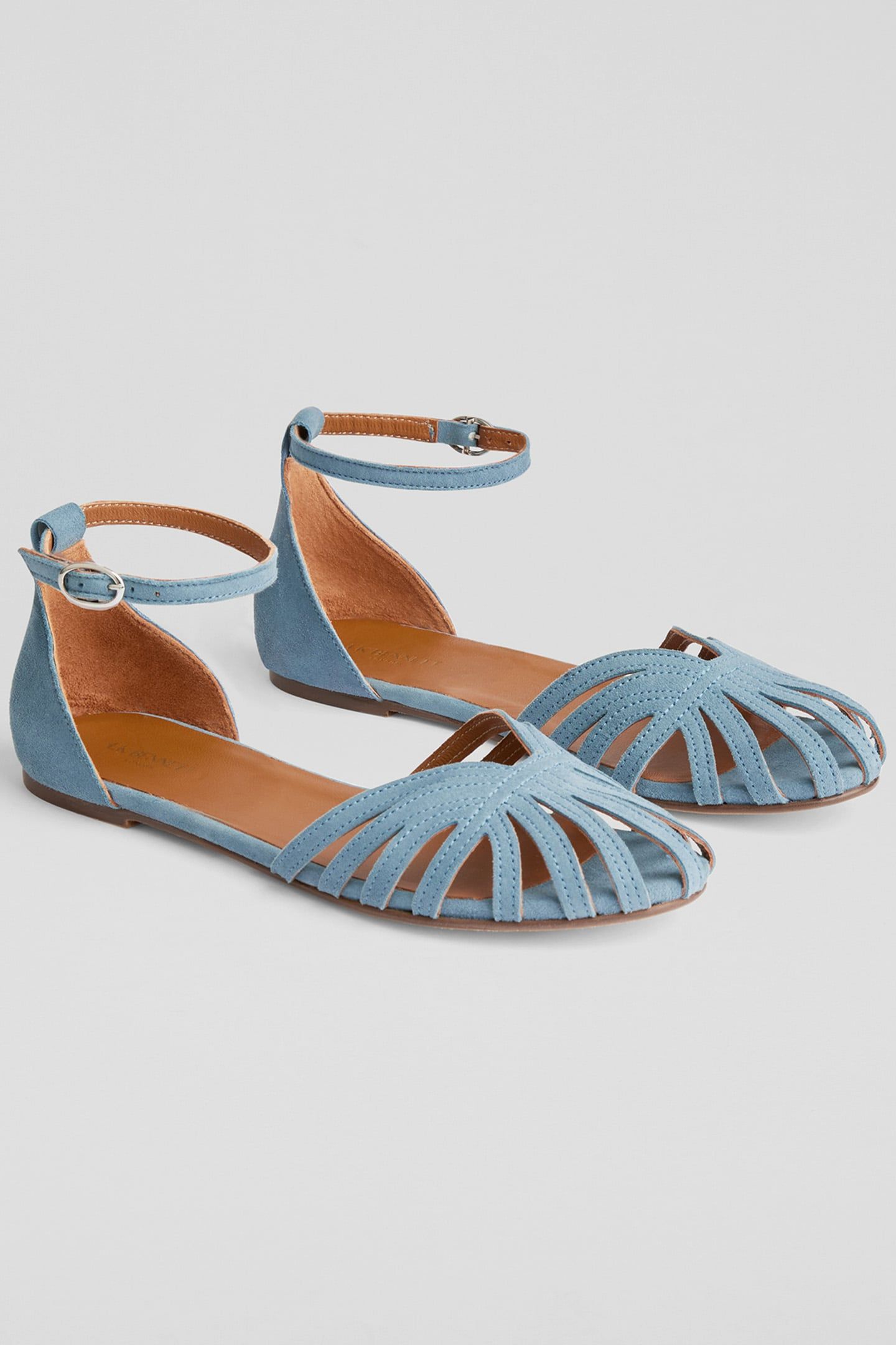 FL AUBREY PLAITED FRONT POWDER BLUE 1