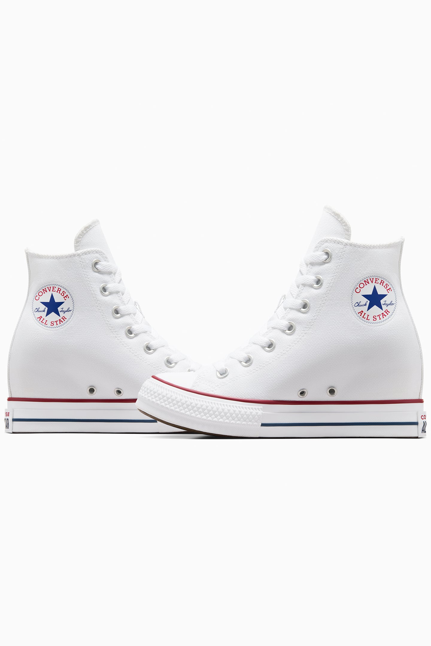 CTAS WEDGE HI WHITE/RED WHITE/RED/NAVY 8