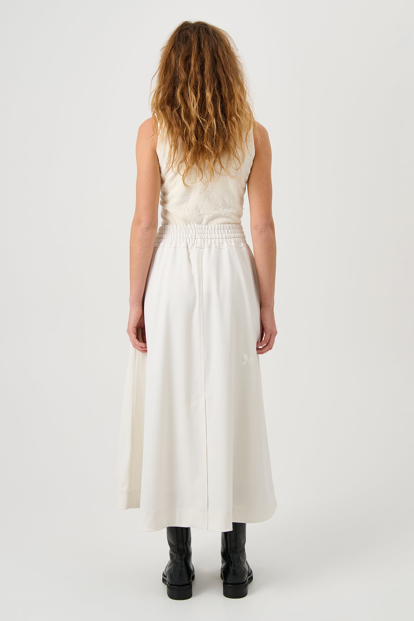 MEIR SKIRT WHITE 2