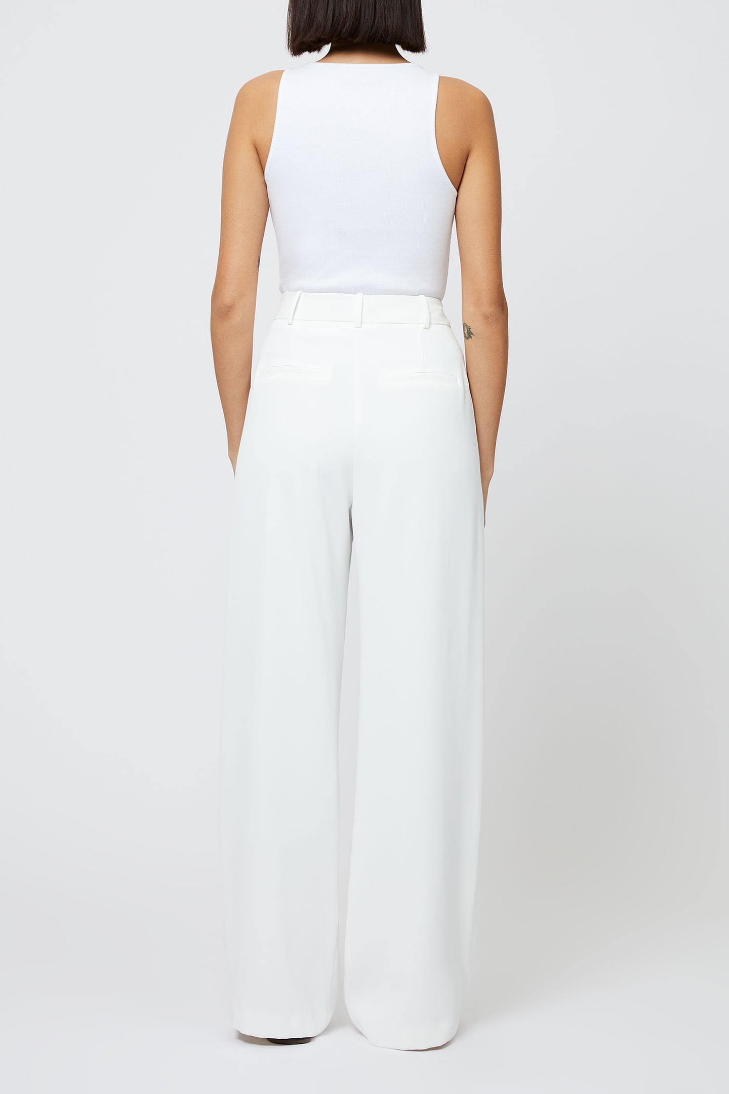 HARRIE SUITING TROUSER PORCELAIN CREAM 3