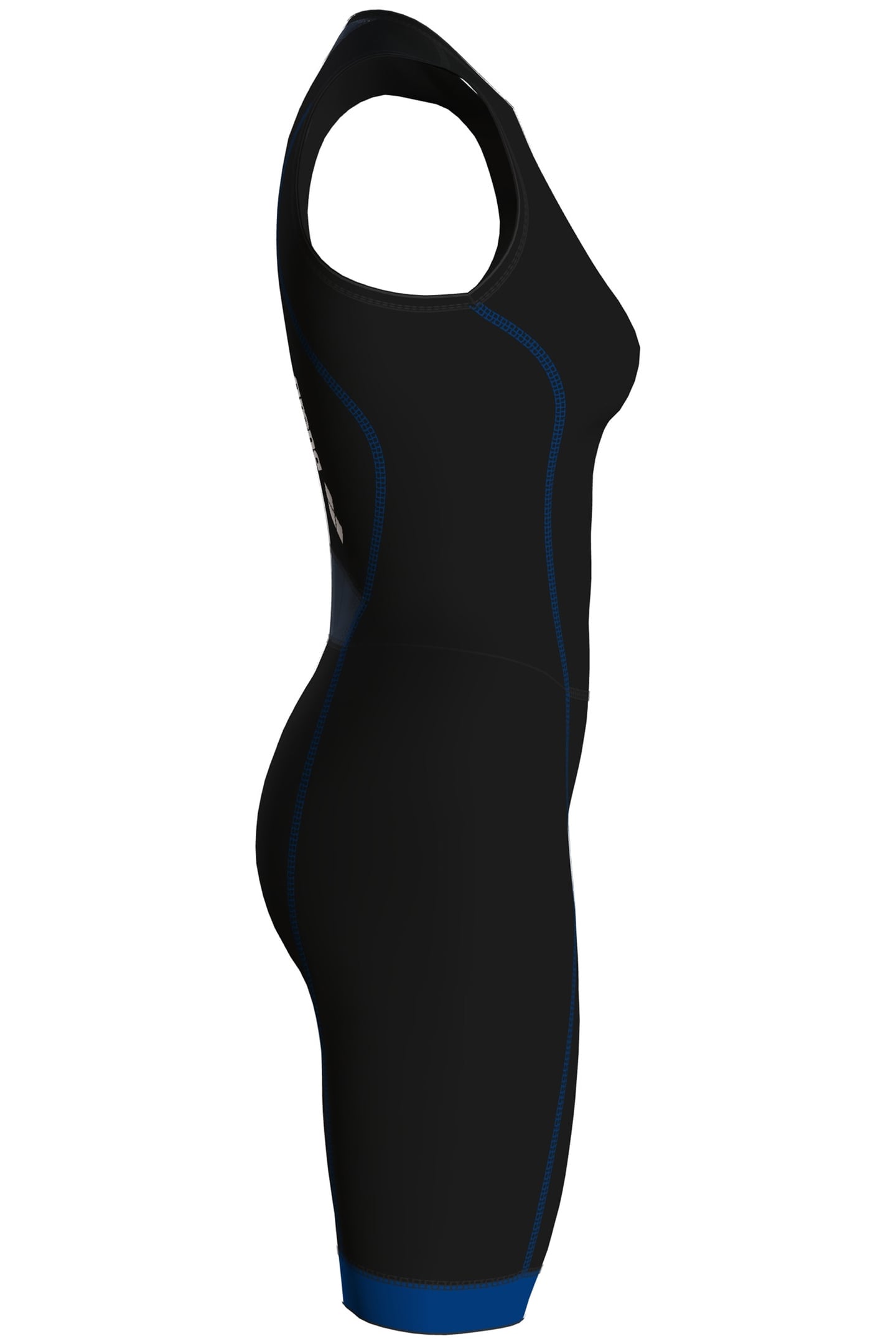 W TRISUIT ST 2.0 REAR ZIP BLACK/ROYAL 8