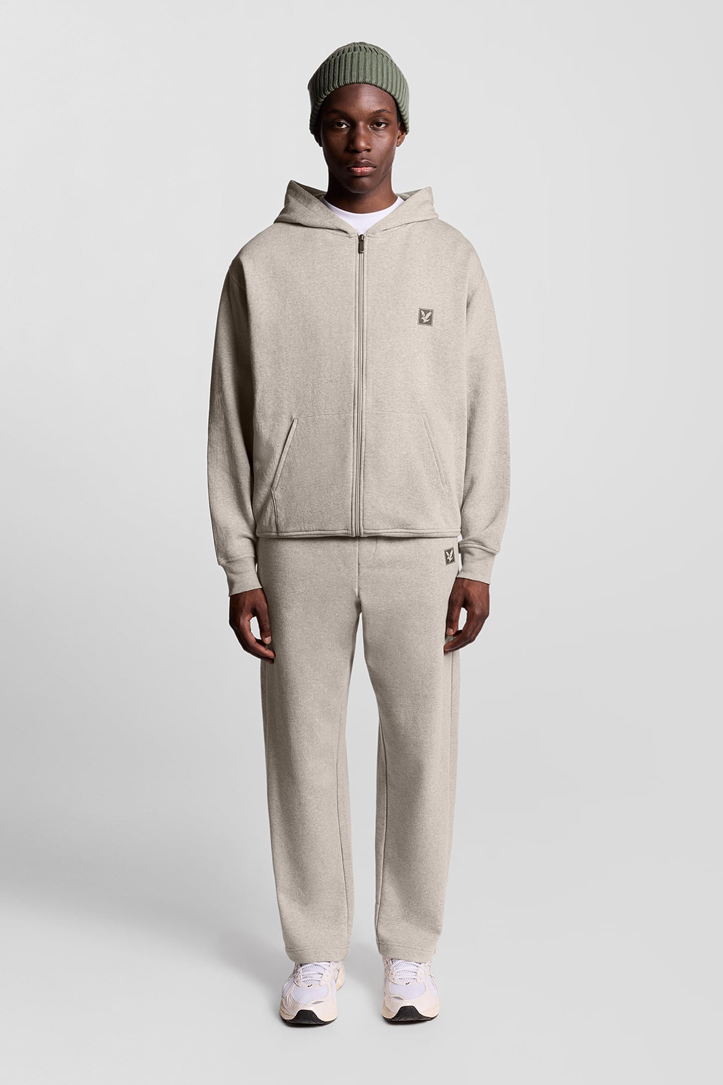 LOUNGEWEAR ZIP THROUGH HOODIE OATMEAL MARL | Online Outlet | Otrium