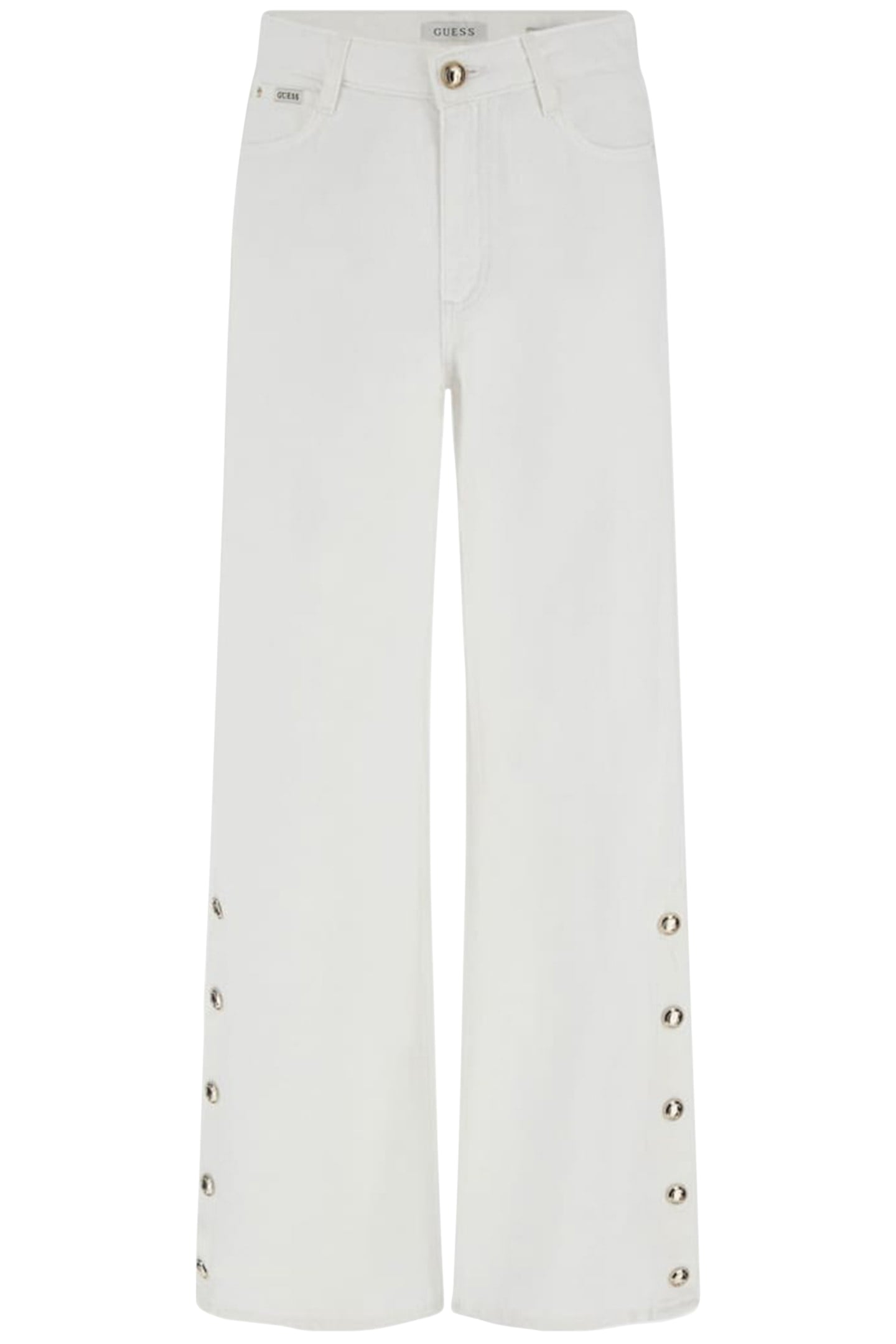 GUESS ECO PAZ WIDE LEG PURE WHITE 4