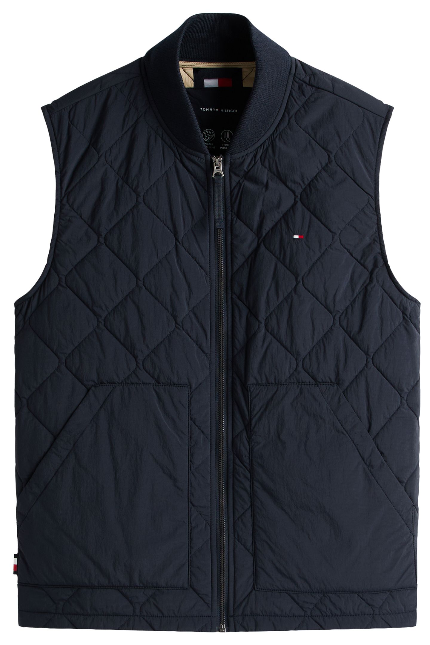 DIAMOND QUILTED VEST DESERT SKY 4
