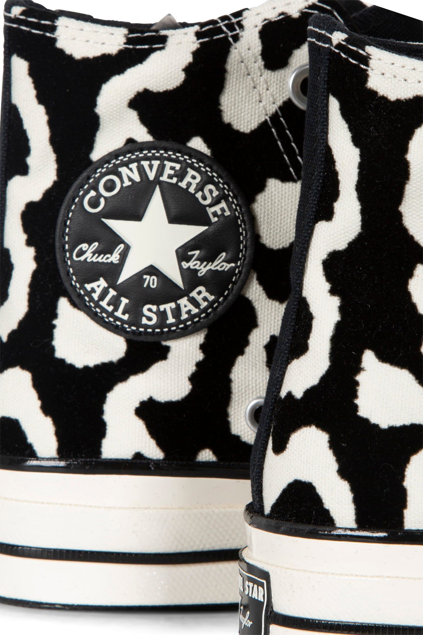 UNISEX CHUCK 70 LEOPARD REMIX BLACK/EGRET/BLACK 4