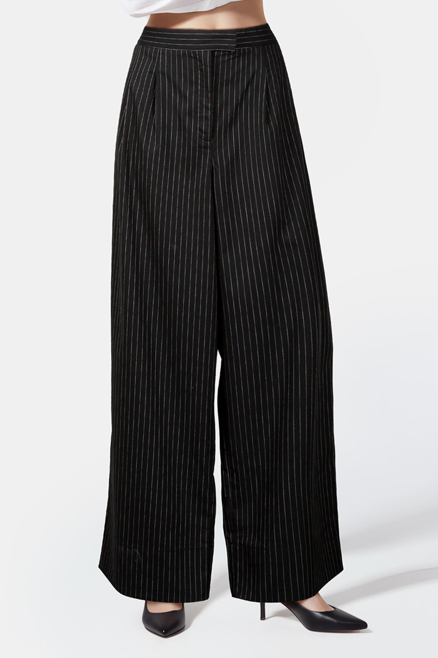 FINN STRIPE TROUSERS SZ18 BLACKOUT 1