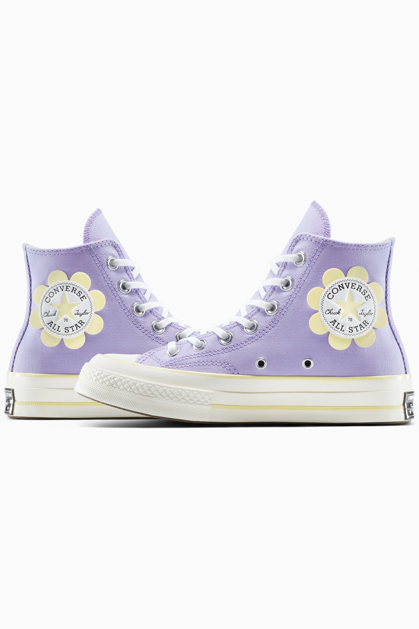 CHUCK 70 FLOWER PATCH VIOLET HEAT/EGRET/LEMON SLUSHY 7