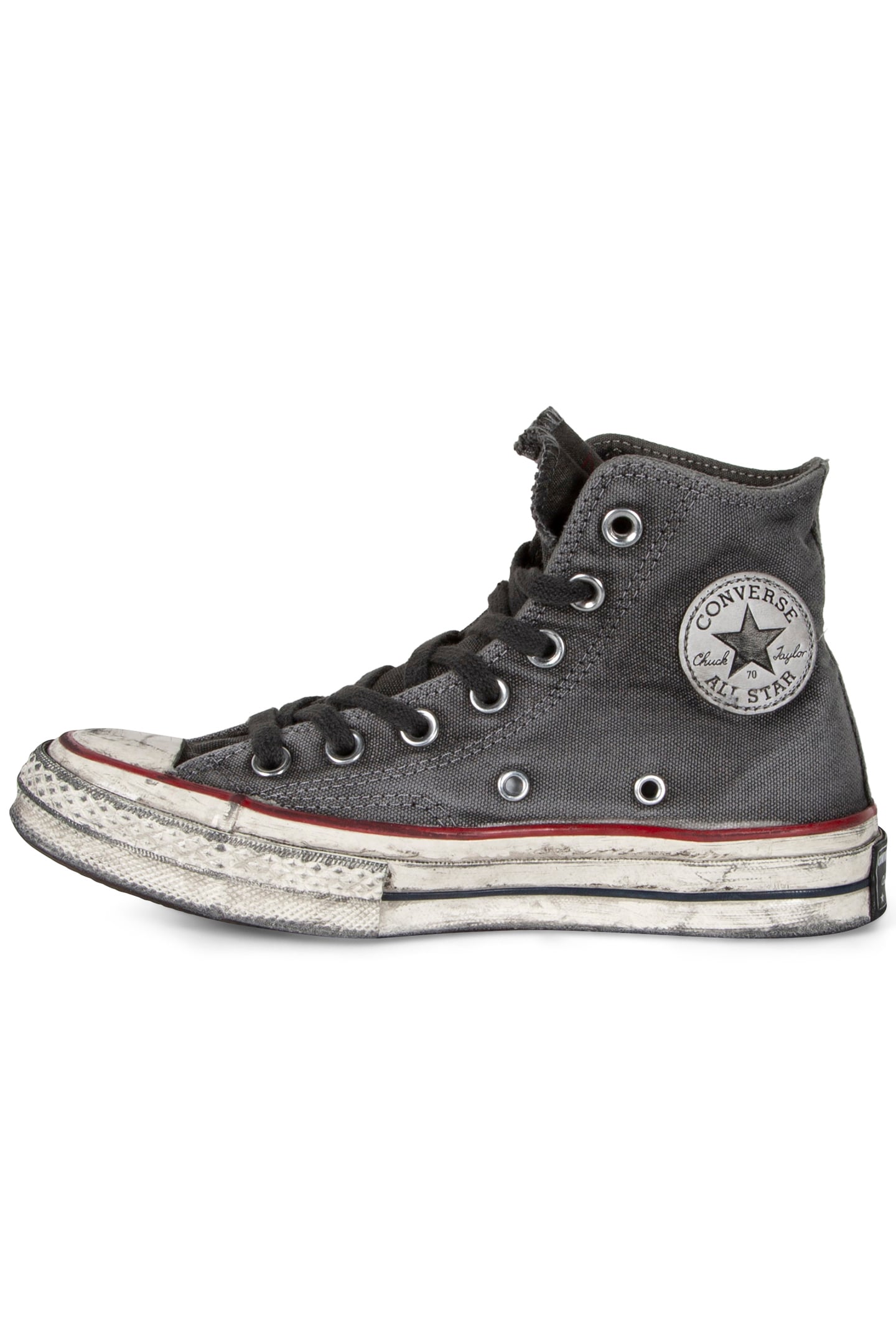UNISEX CHUCK 70 SMOKED CANVAS WHITE SMOKE IN 3