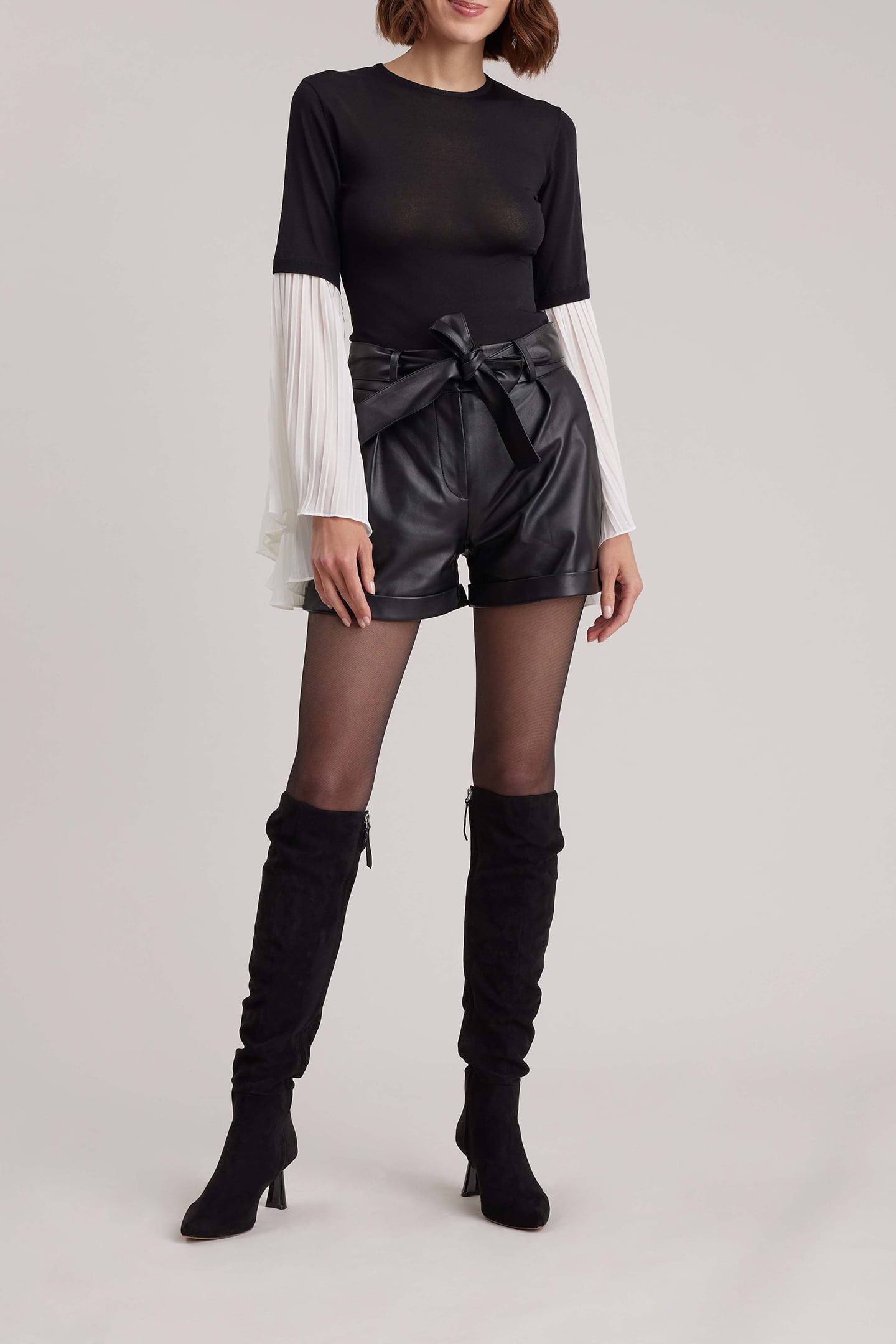 FADETTE PULLOVER BLACK/WHITE 1