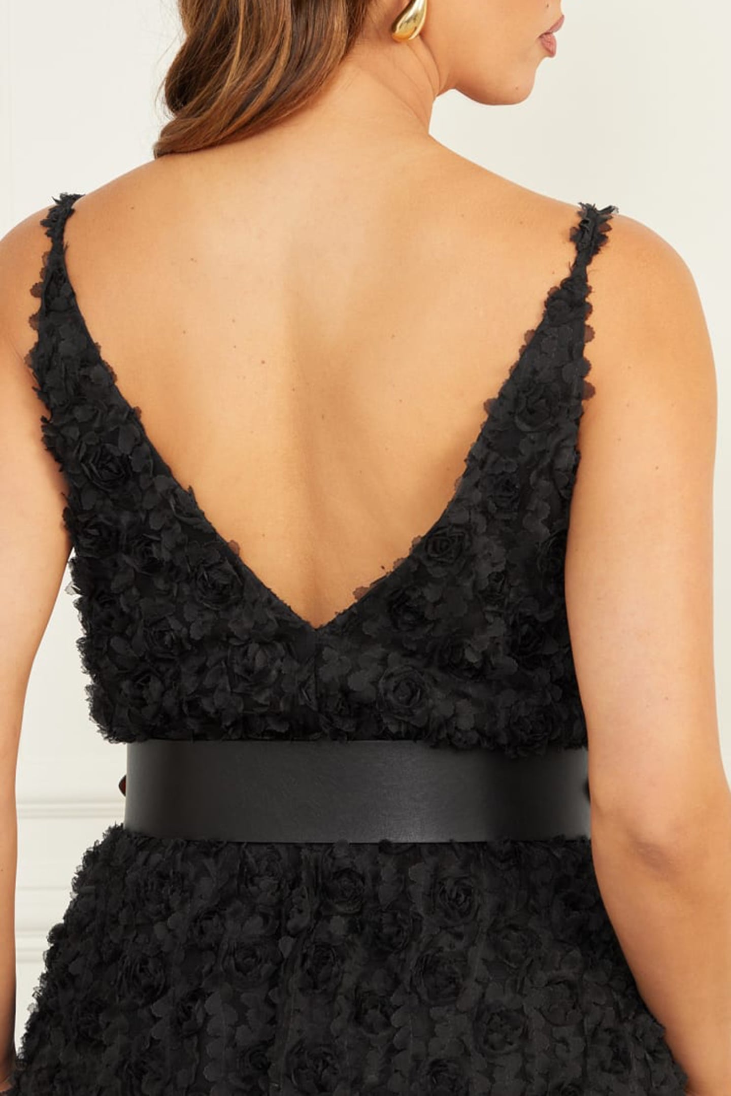 MARCIANO BY GUESS ROSIE DRESS JET BLACK 7