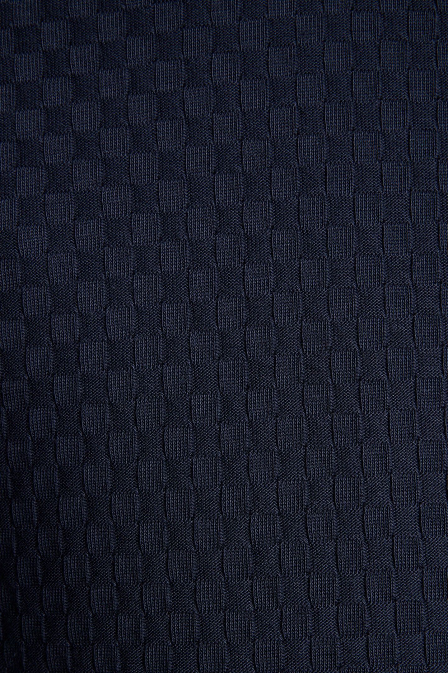 FOOTBALL COLLAR POLO SHIRT DARK NAVY 6