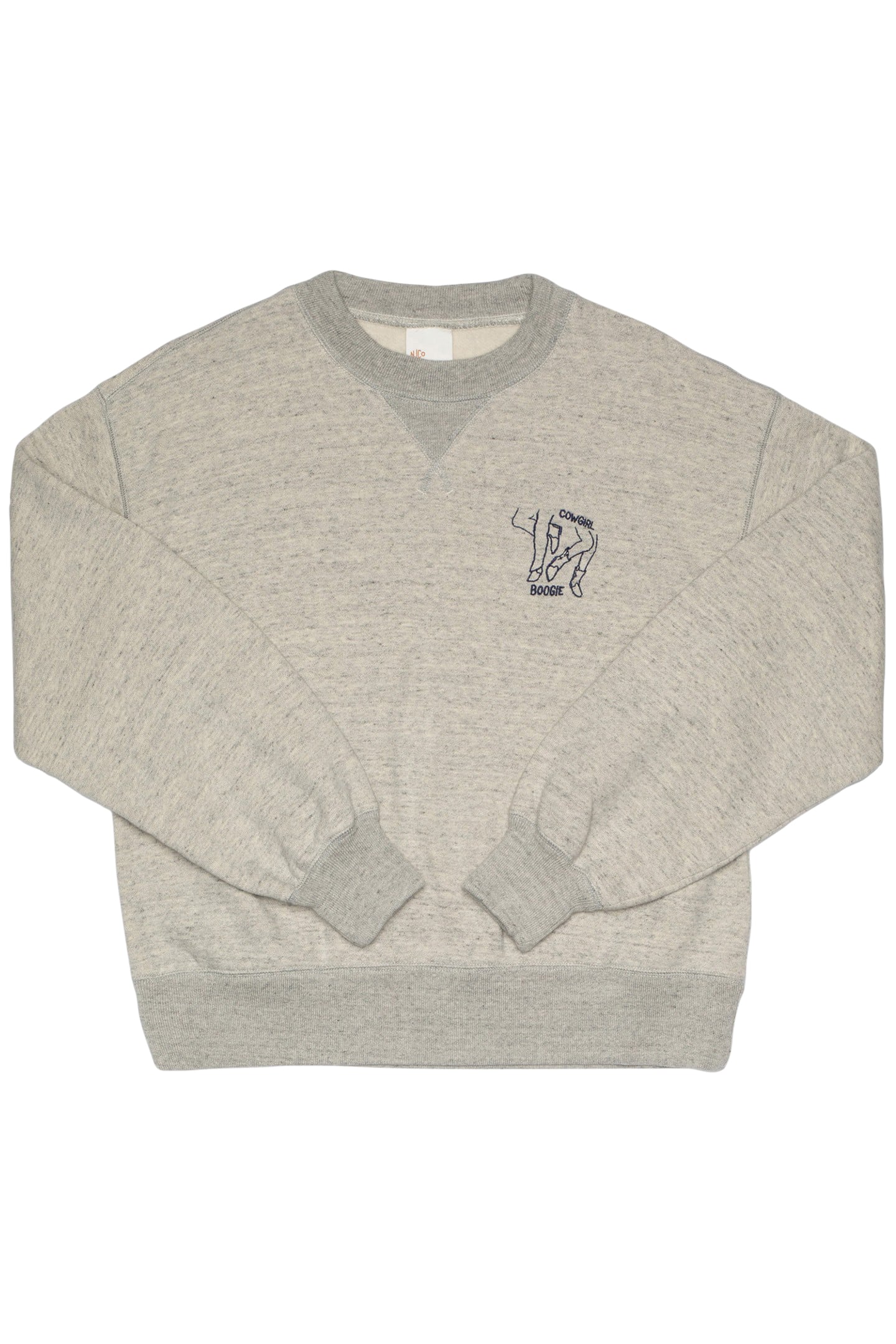 LONE SWEATSHIRT COWGIRL BOOGIE GREYMELANGE 1