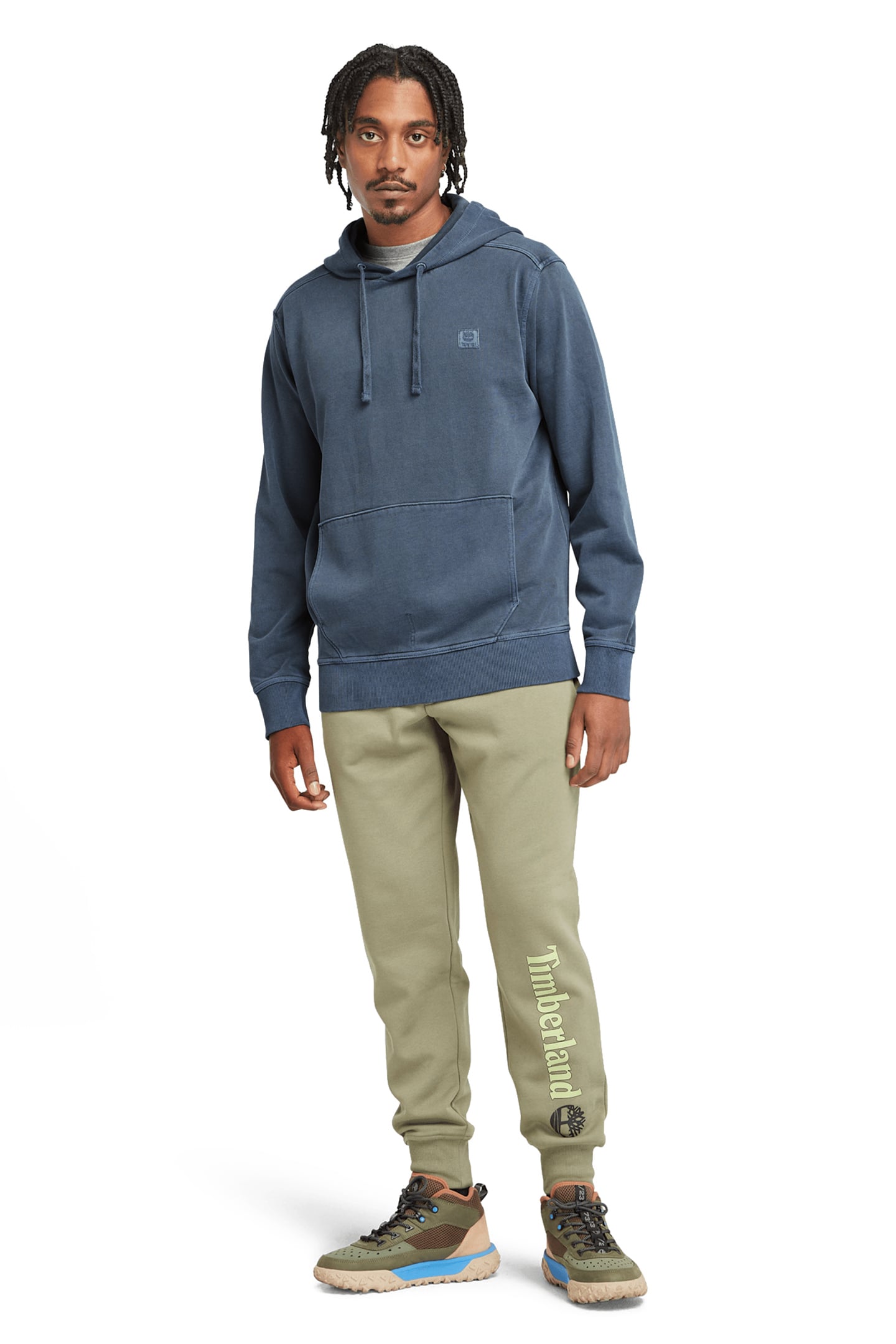 MERRYMACK RIVER GARMENT DYE HOODIE DARK SAPPHIRE 3