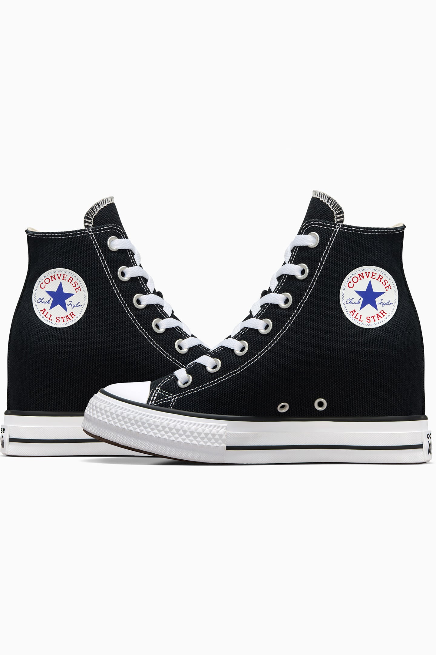 CTAS WEDGE HI BLACK/RED BLACK/RED/NAVY 10