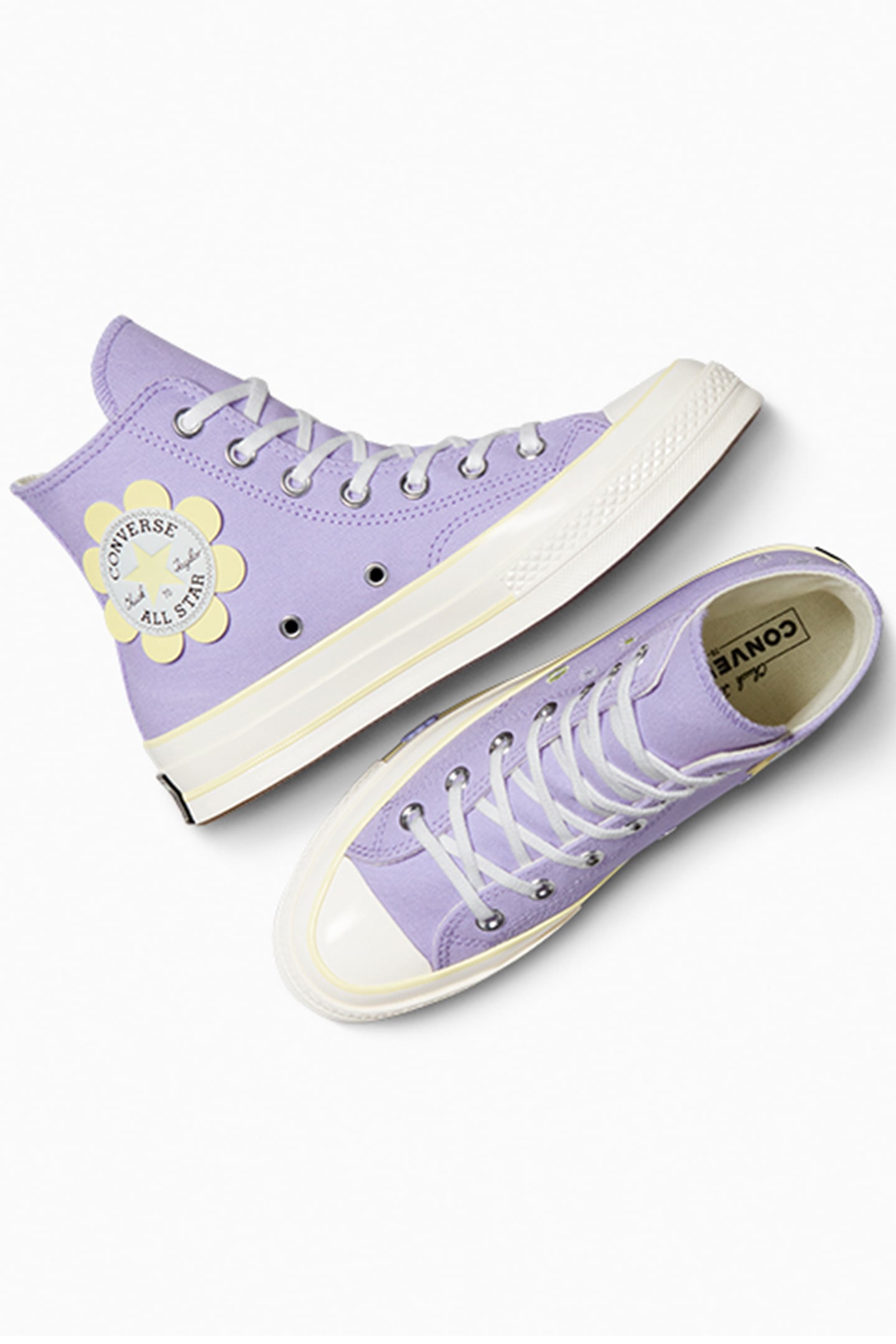 CHUCK 70 FLOWER PATCH VIOLET HEAT/EGRET/LEMON SLUSHY 6