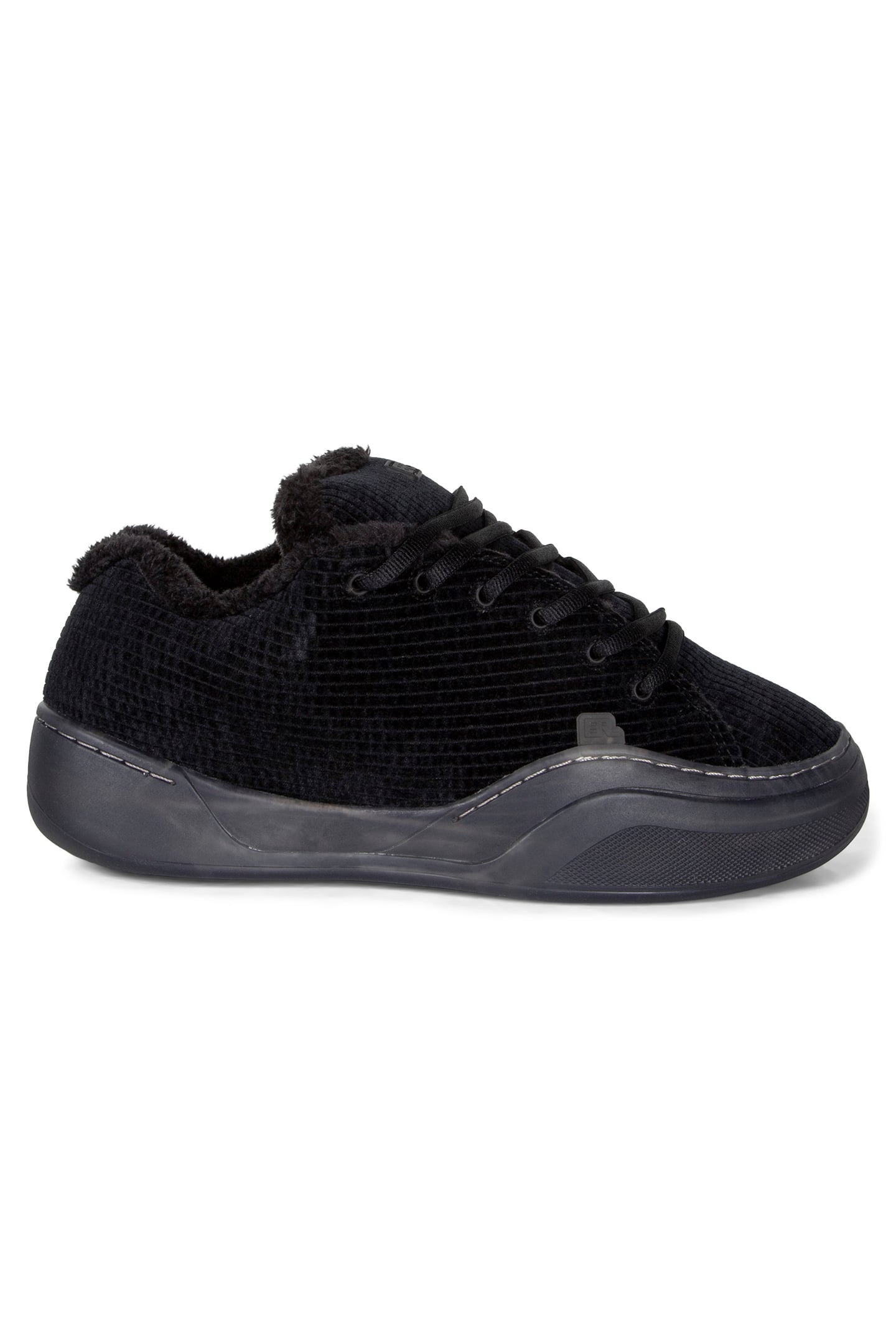 ERL – UNISEX CORDUROY VAMP SNEAKERS PIRATE BLACK | Online Outlet