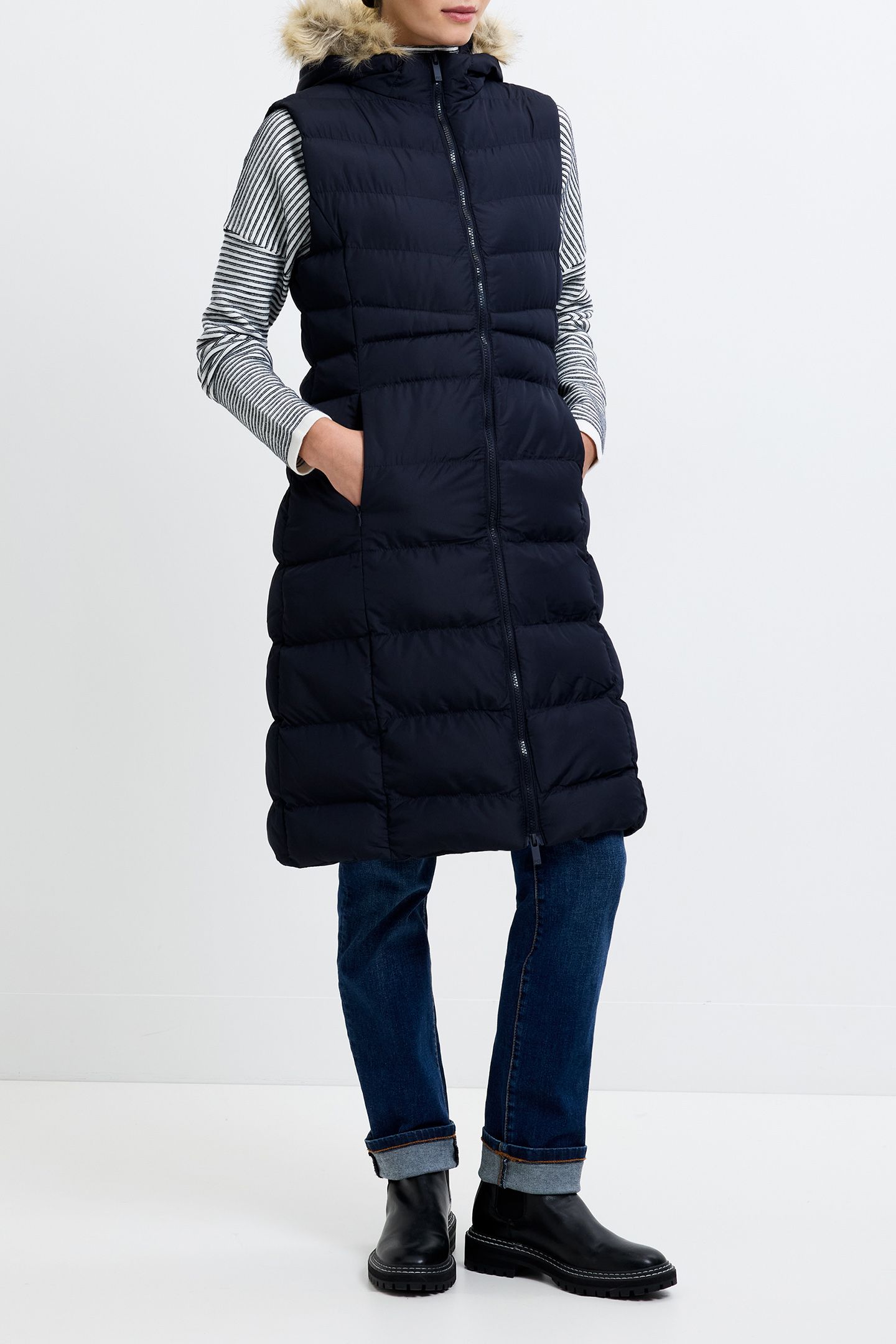 CHEV PARKA GILET M MIDNIGHT BLUE 2