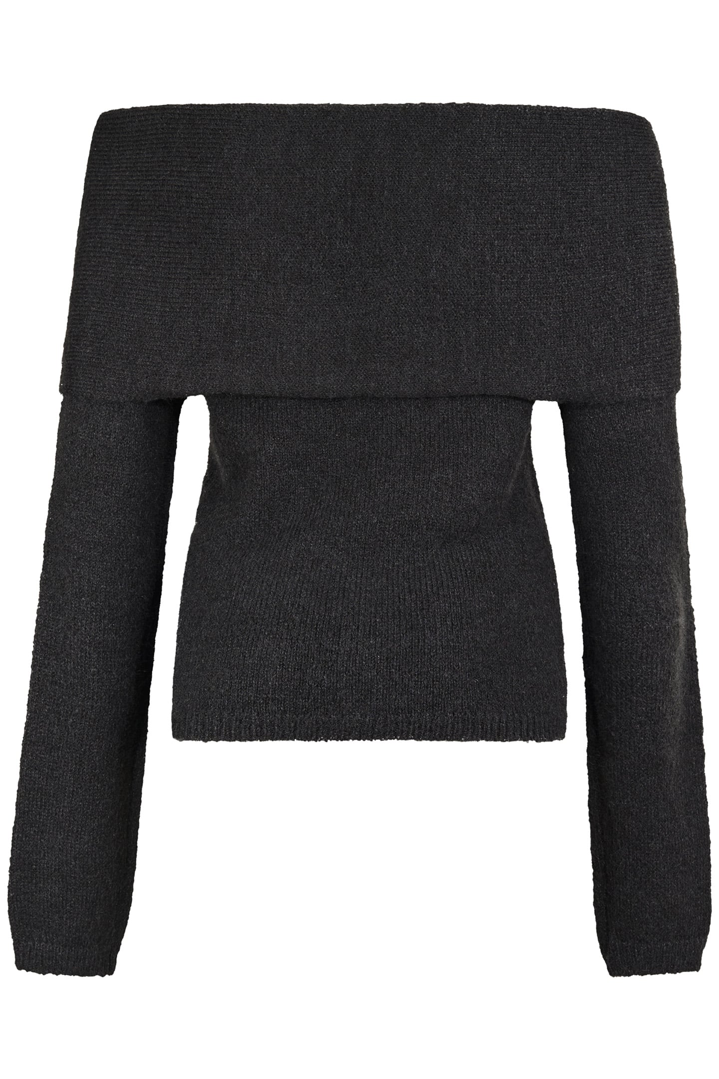 SBSTUDIO OFF SHOULDER KNIT ANTHRACITE 5