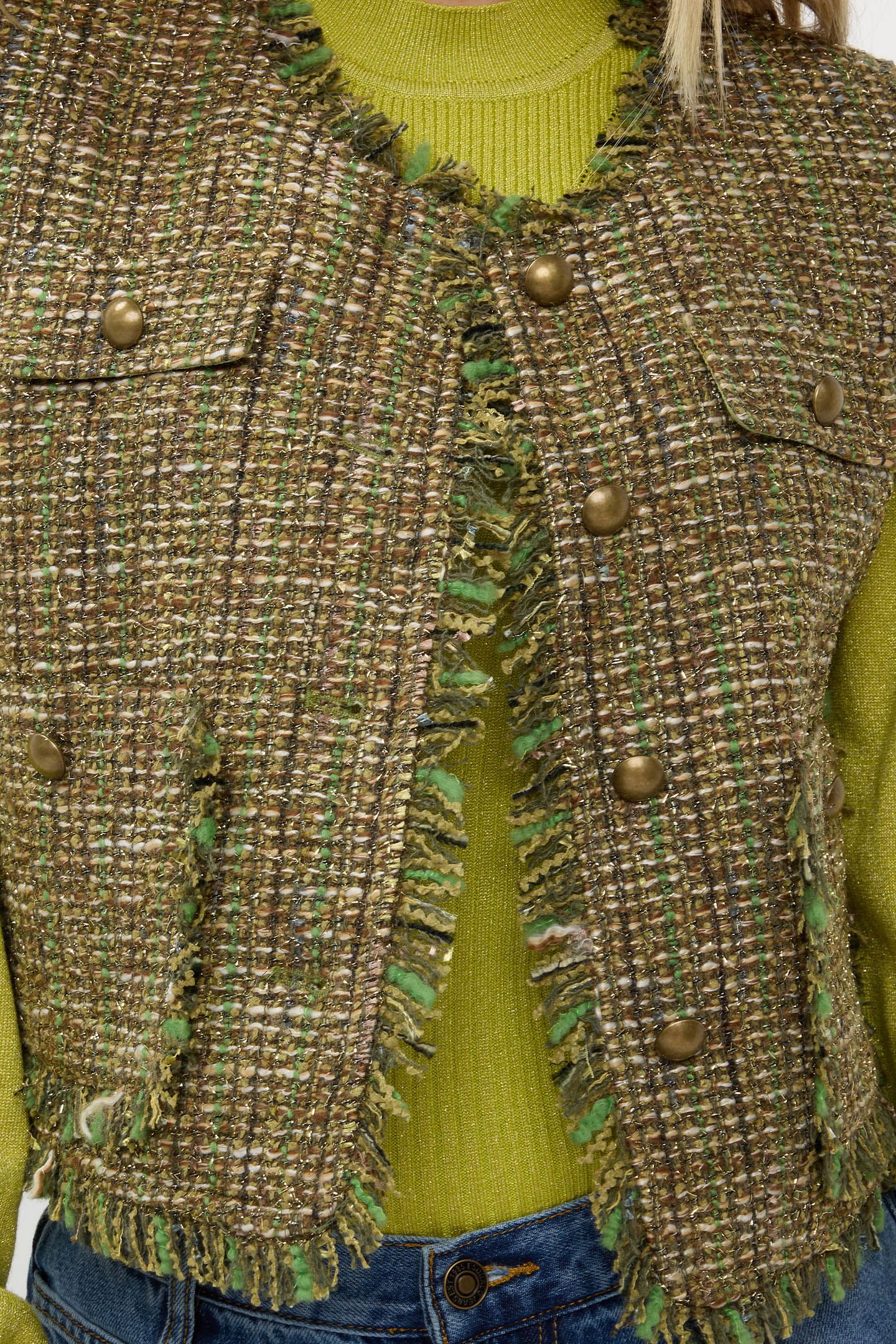 GILET TWEED MULTI COLOR 8