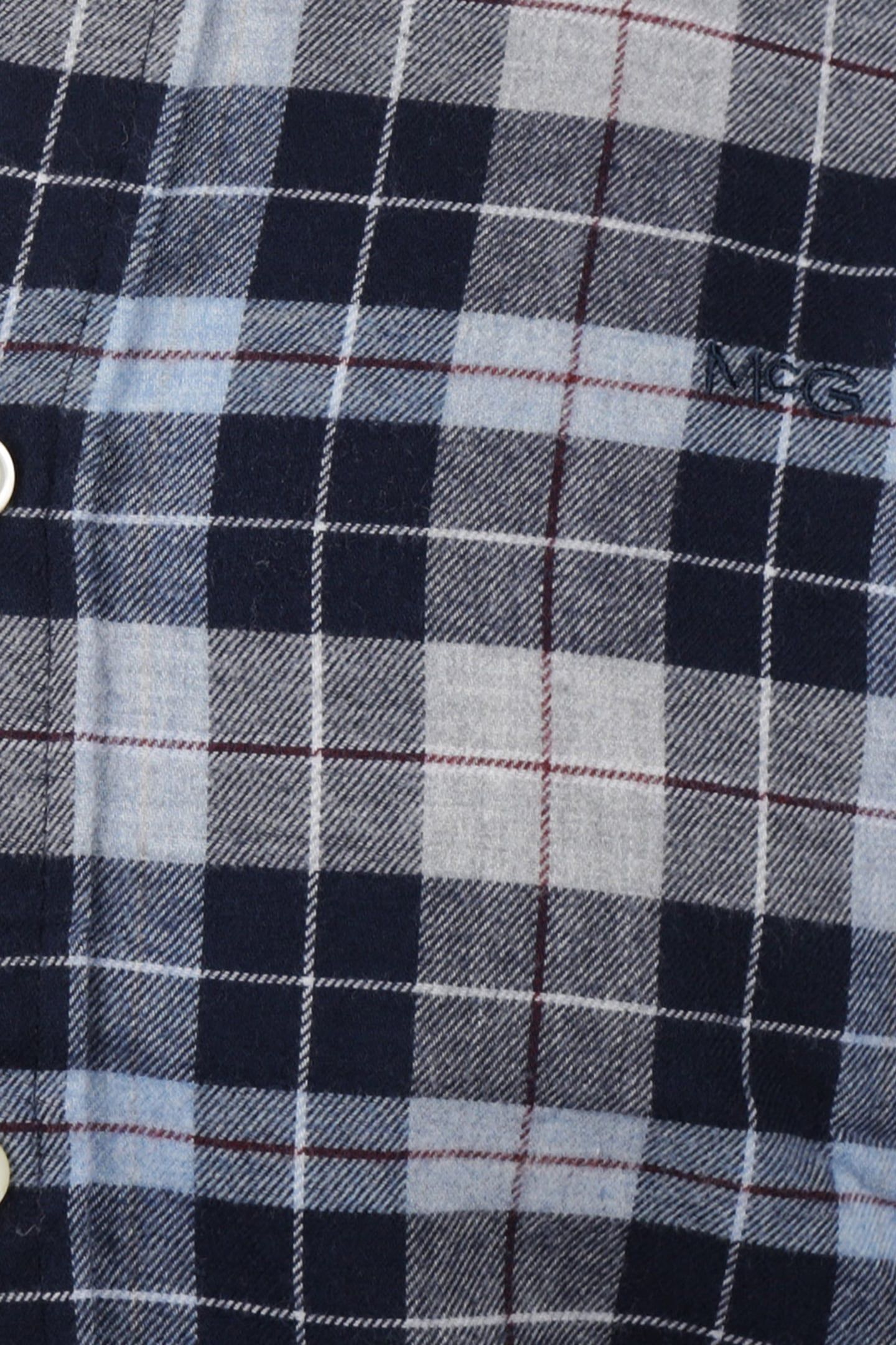 FLANNEL CHECK SHIRT LIGHT BLUE 9