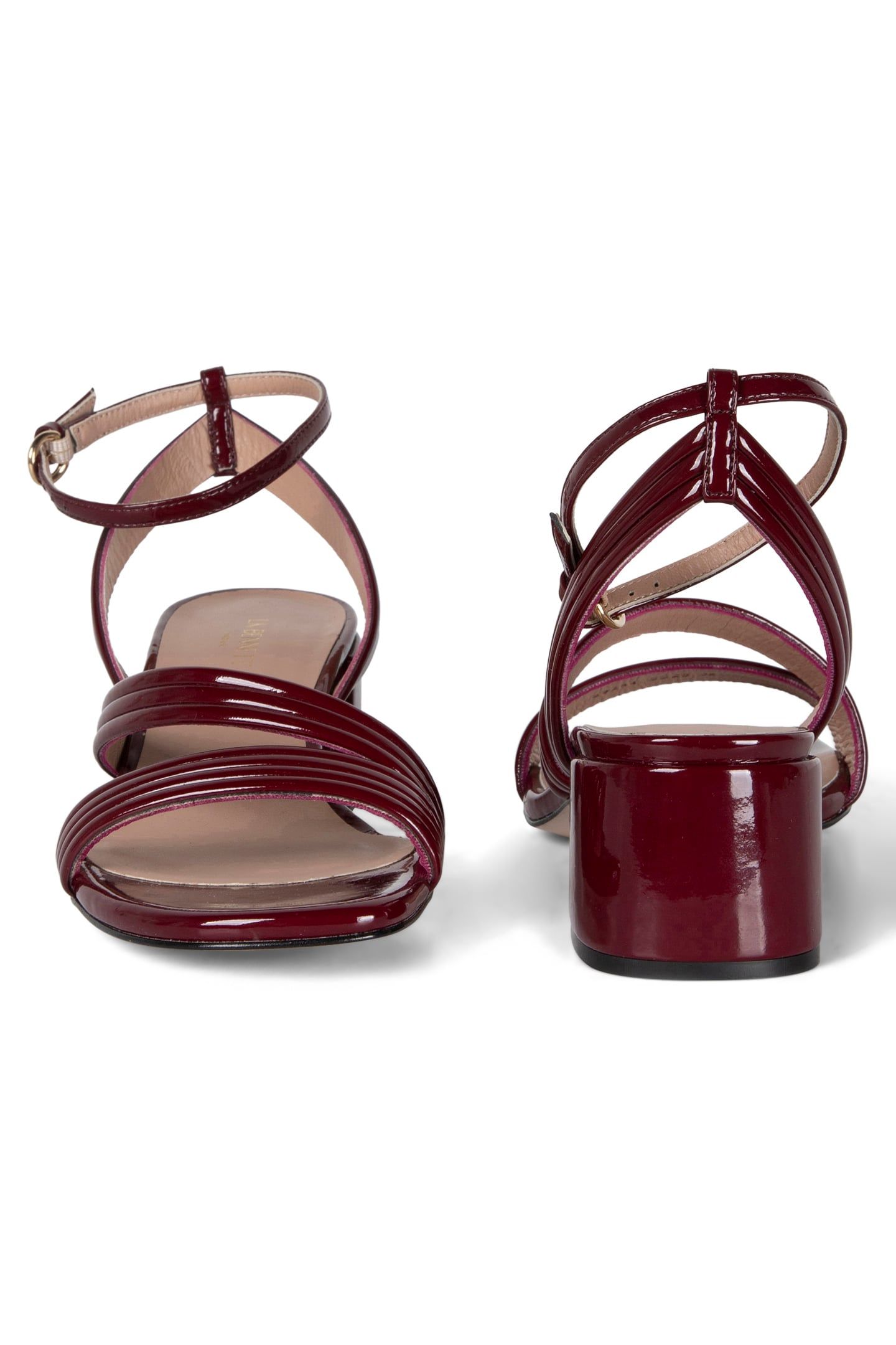 FS ETTA STRAP LOW BLOCK BORDEAUX 2
