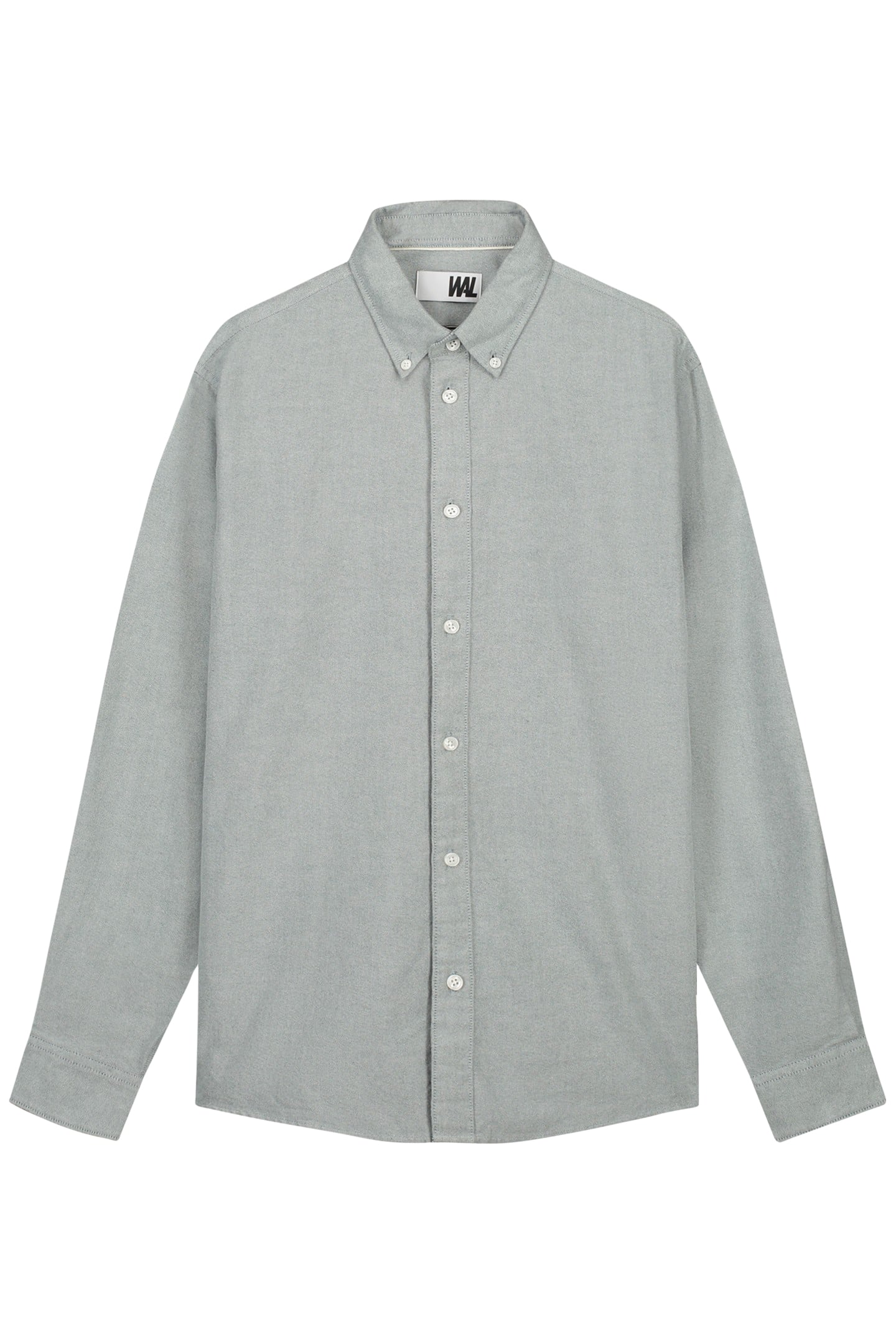 WAL – JAMES BRUSHED OXFORD REGULAR SHIRT GREEN 1