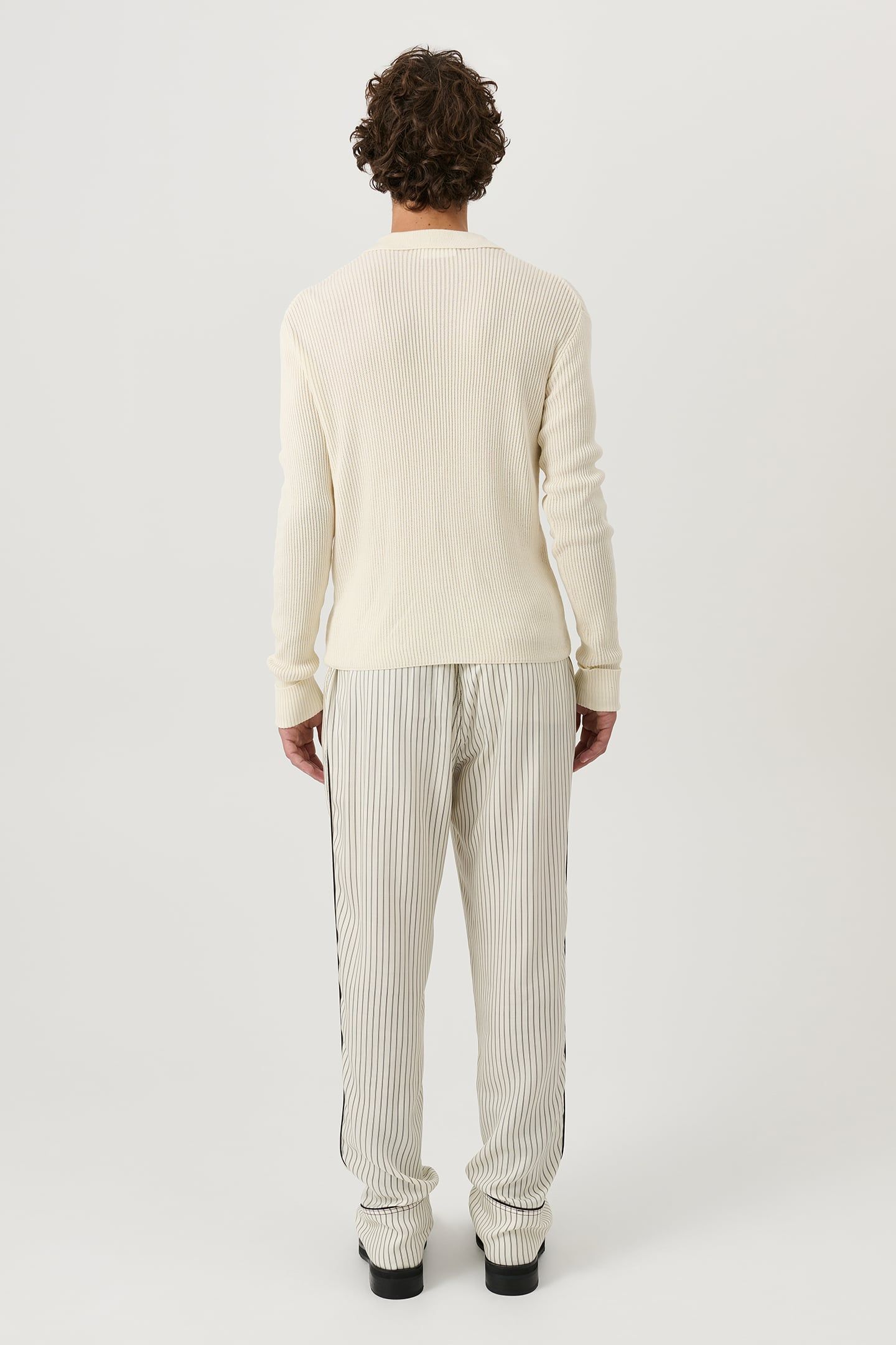 PAUL LONGSLEEVED POLO OFF WHITE 2