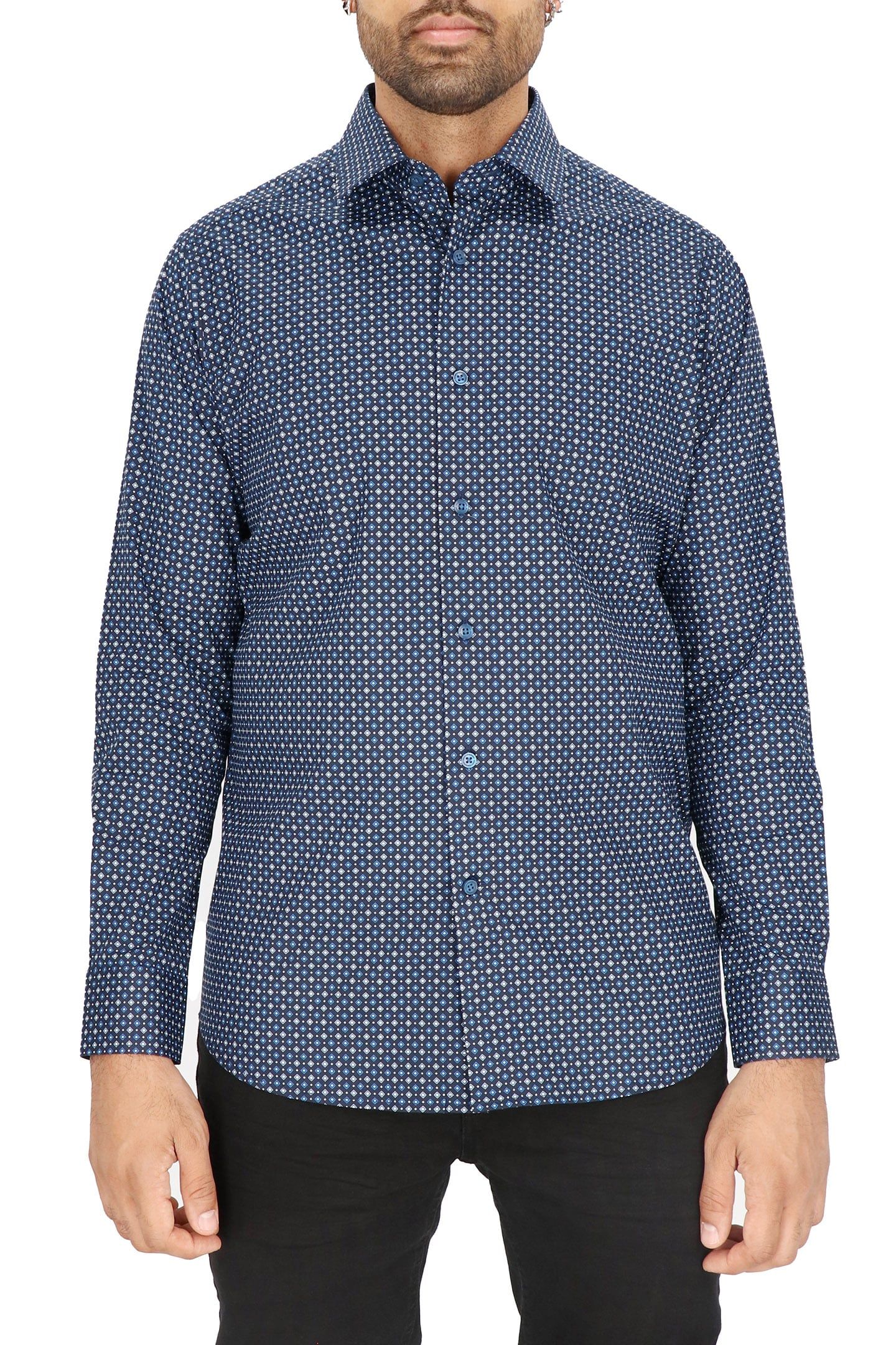 DRESS SHIRT NAVY 1