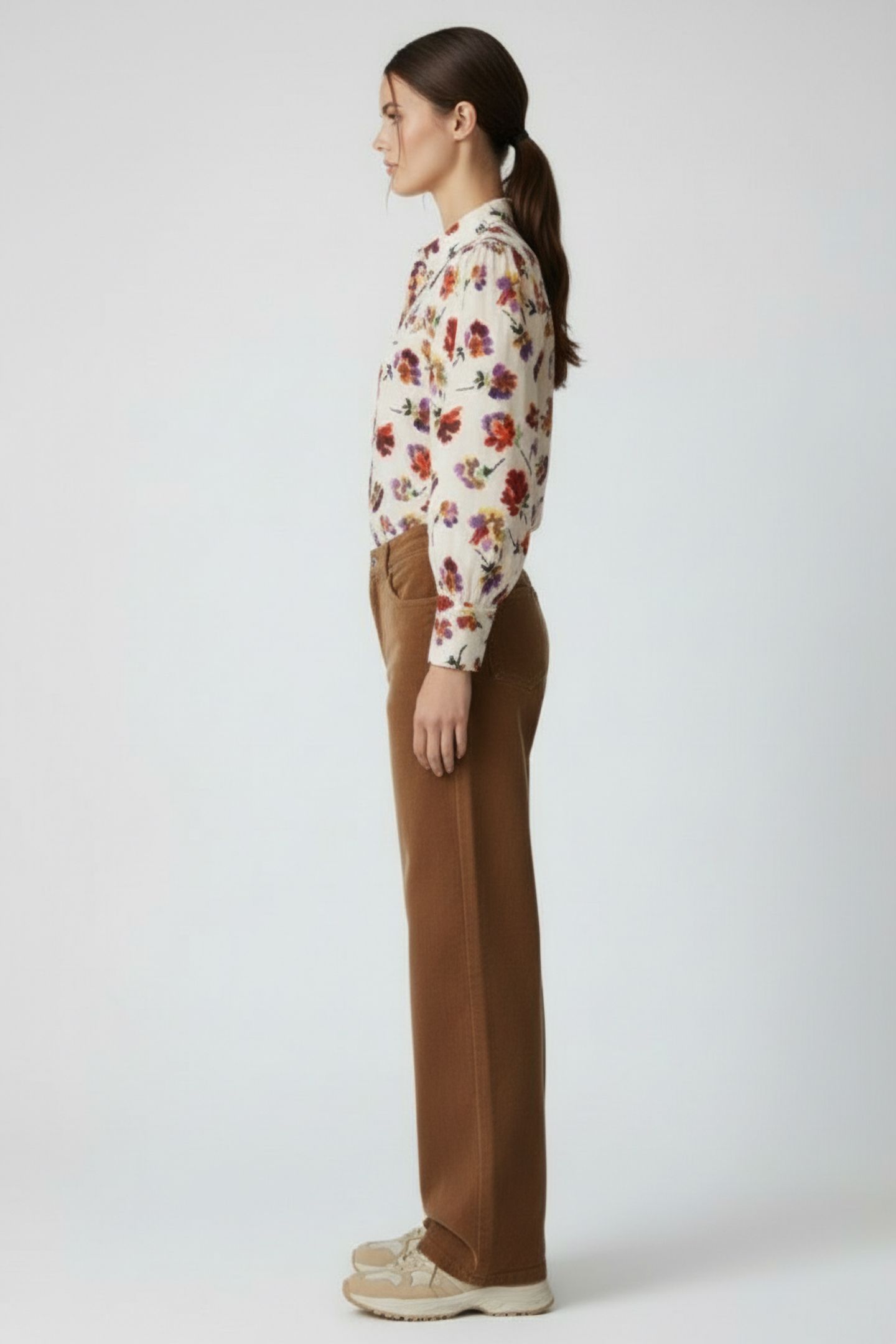 TW SONYA IKAT BLOUSE CREAM 3